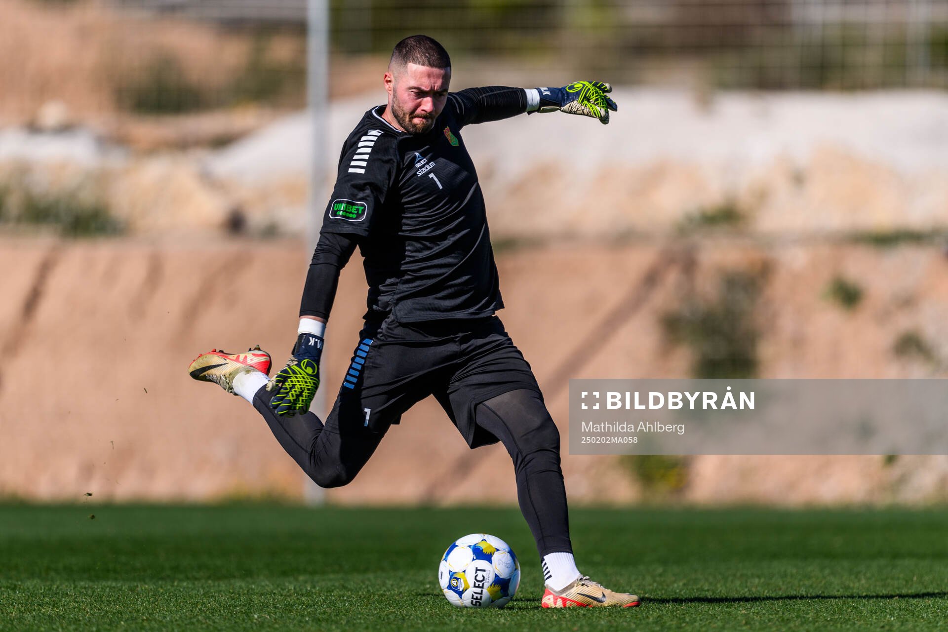 GAIS målvakt Mergim Krasniqi