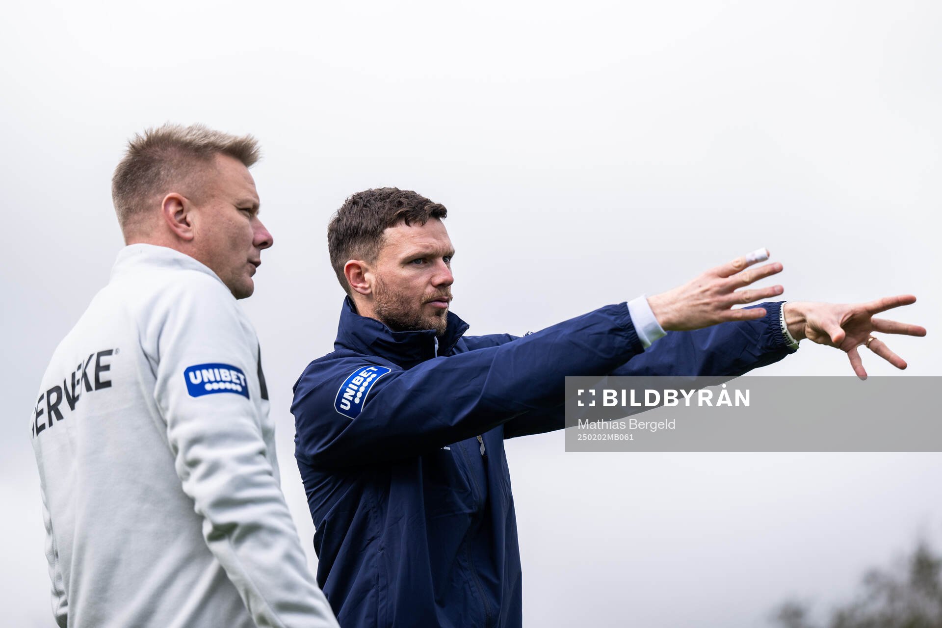 Tränare Stefan Billborn och assisterande tränare Marcus