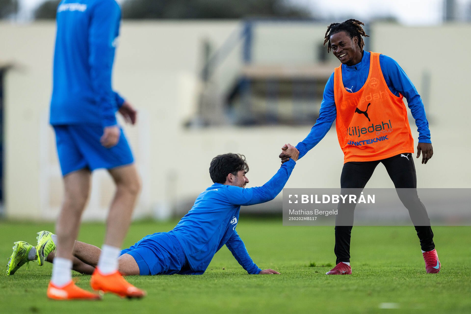 Mohammad Alsalkhadi och Frank Junior Adjei