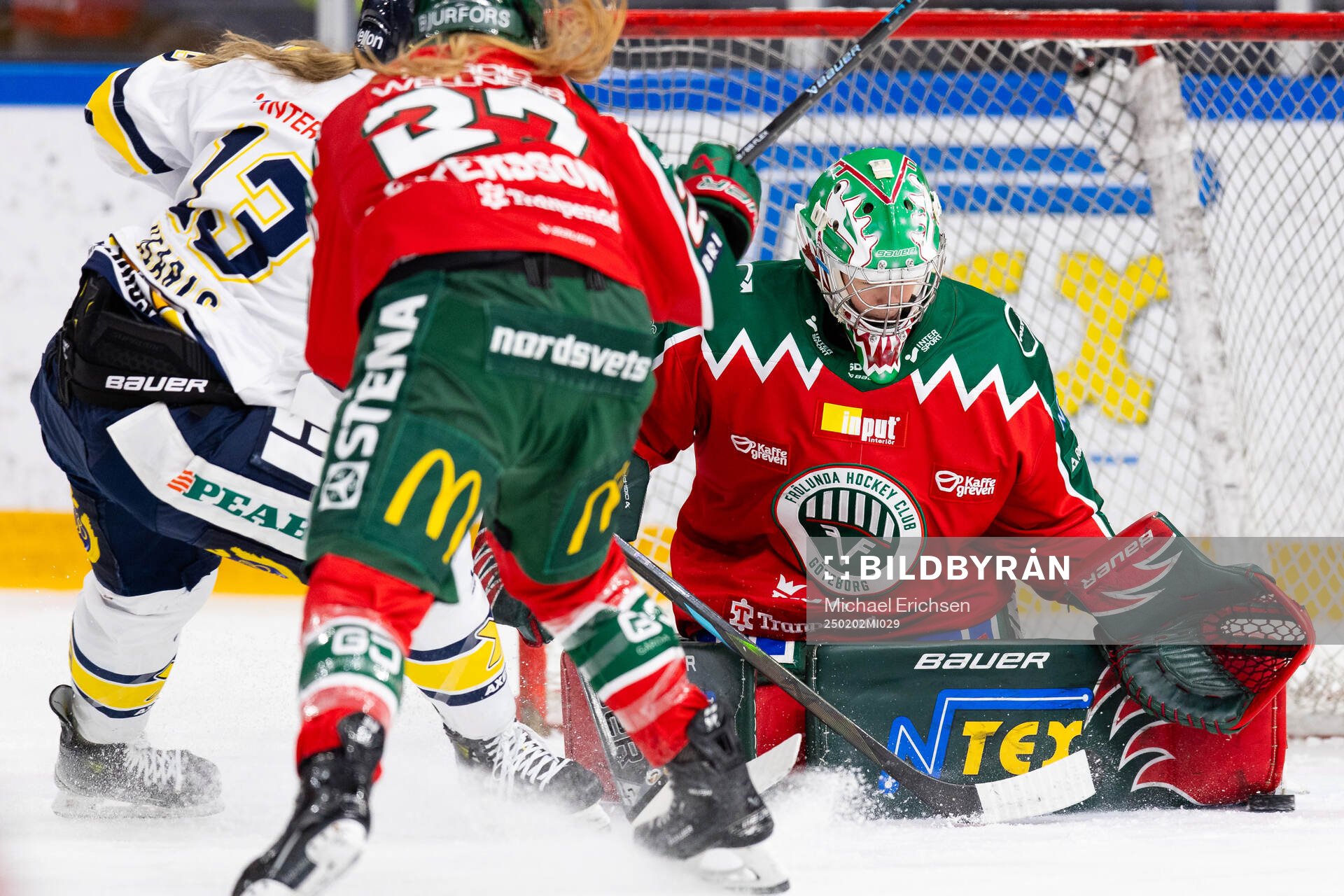 Frölundas målvakt Maja Helge