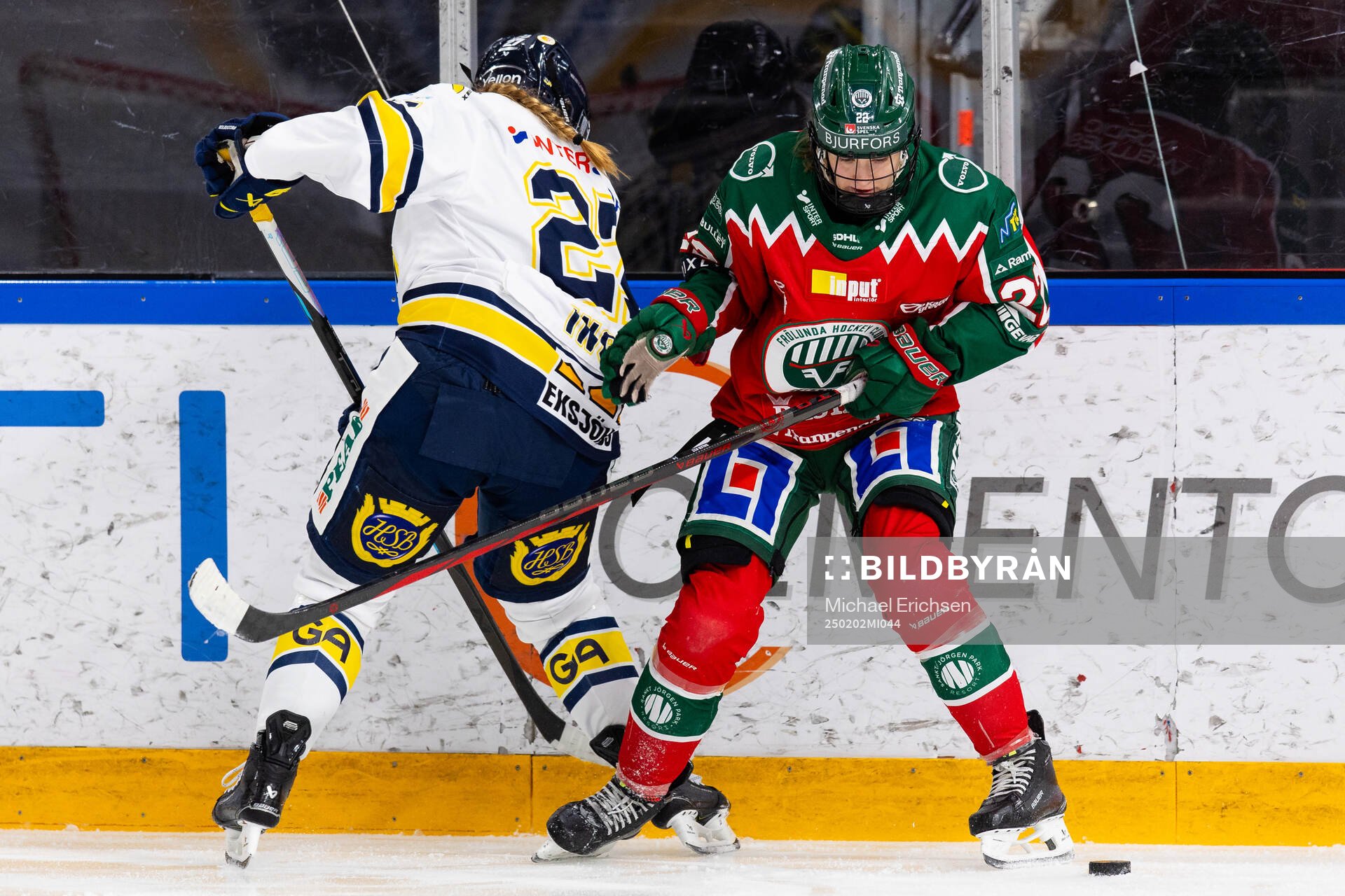 HV71s Teghan Inglis och Frölundas Andrea Dalen