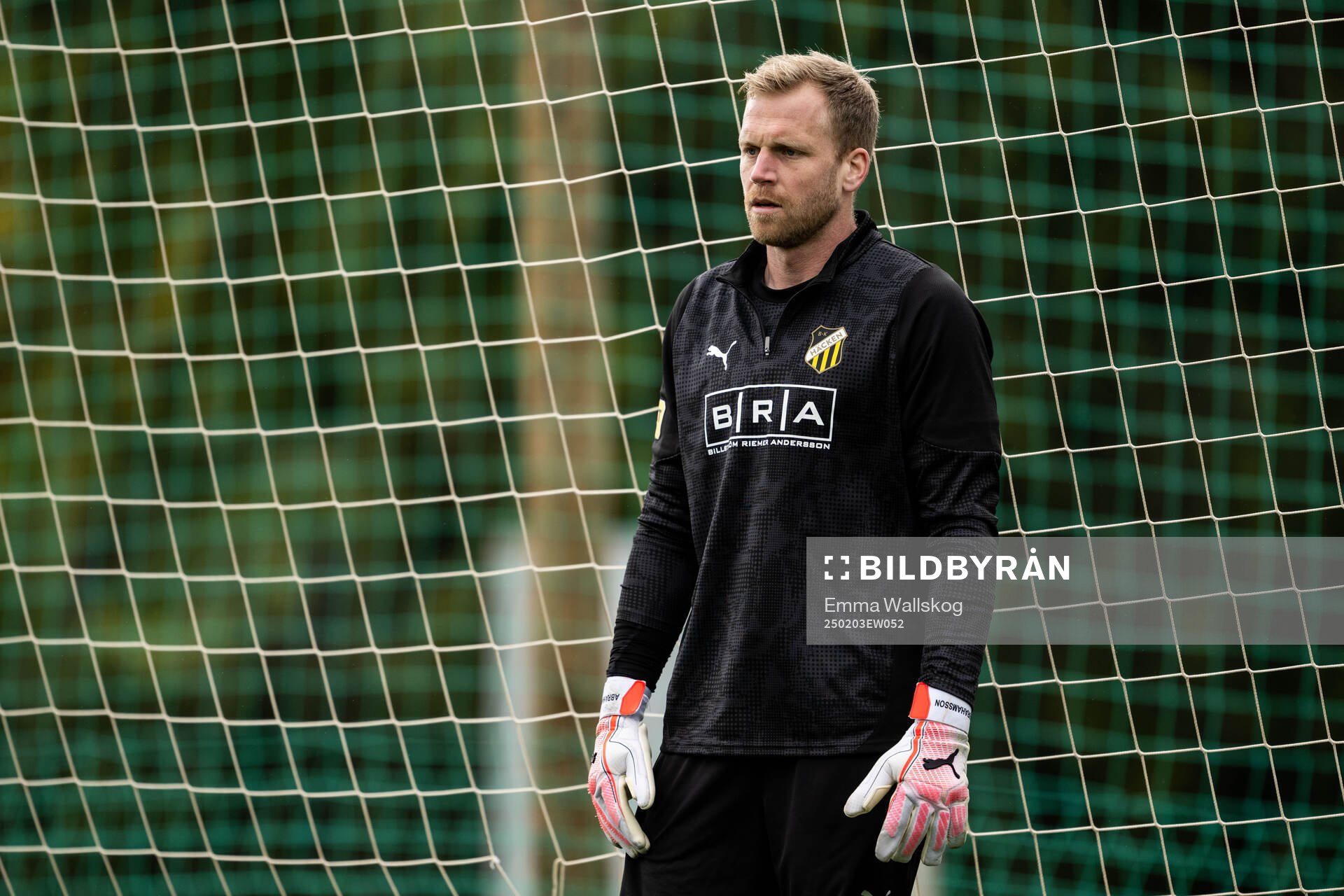 Häckens målvakt Peter Abrahamsson