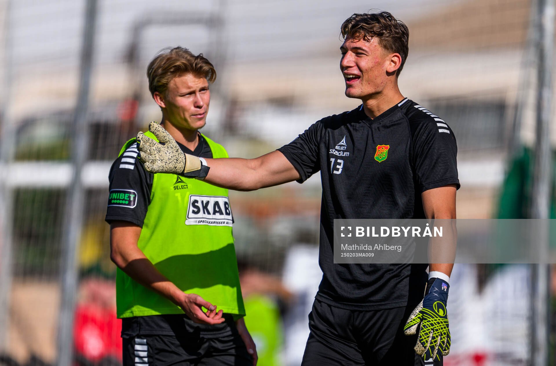 GAIS Frosti Thorkelsson och målvakt Kees Sims