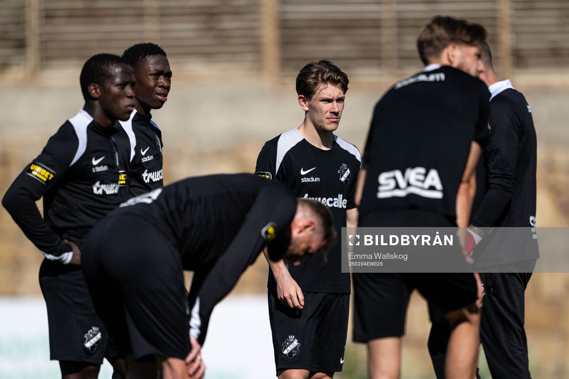 AIKs Stanley Wilson, Aroko Humphrey Omondi och Aaron Stoch