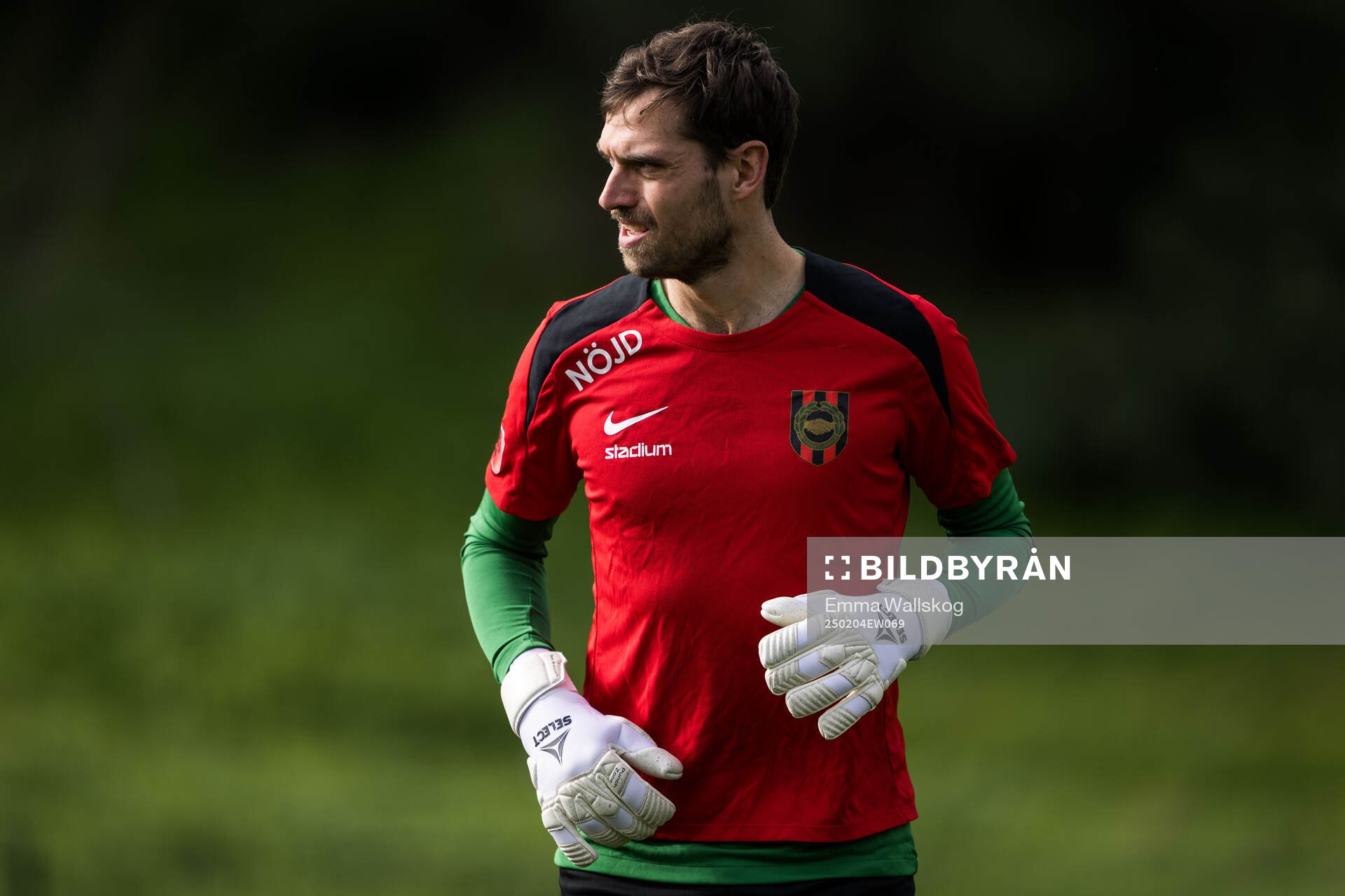 Goalkeeper Davor Blazevic of Brommapojkarna