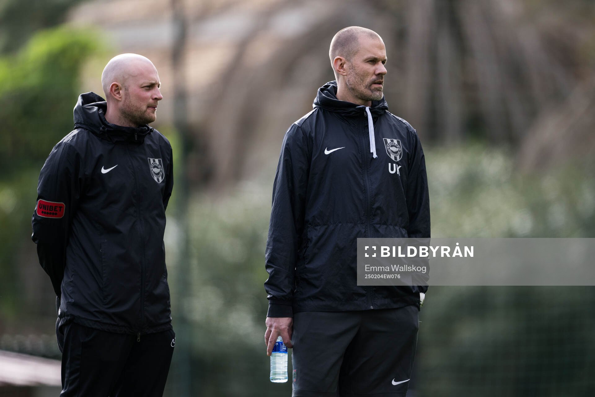 Head coach Fredrik Landén and Head coach Ulf Kristiansson