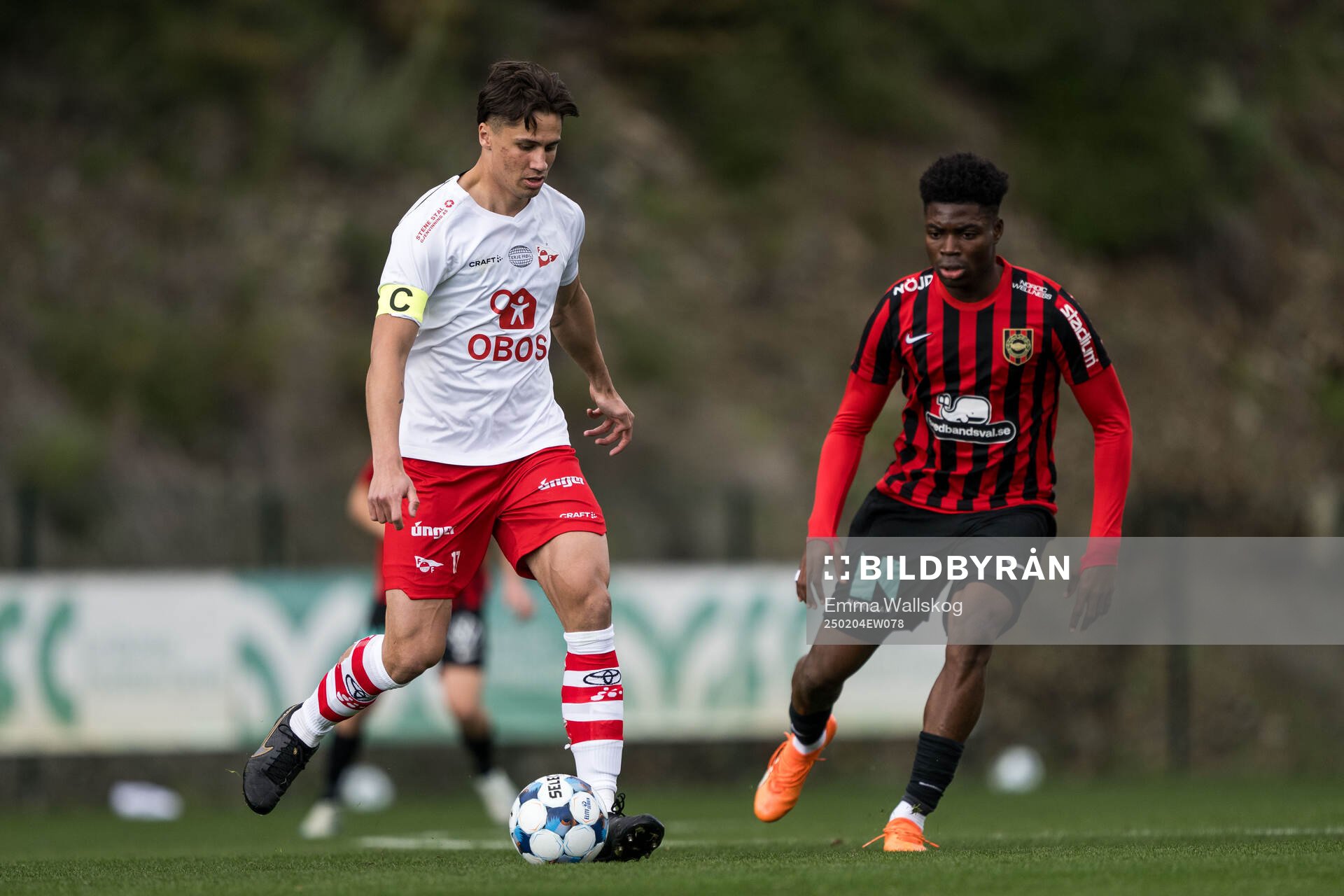 Sigurd Kvile of Fredrikstad and Ezekiel Alladoh of