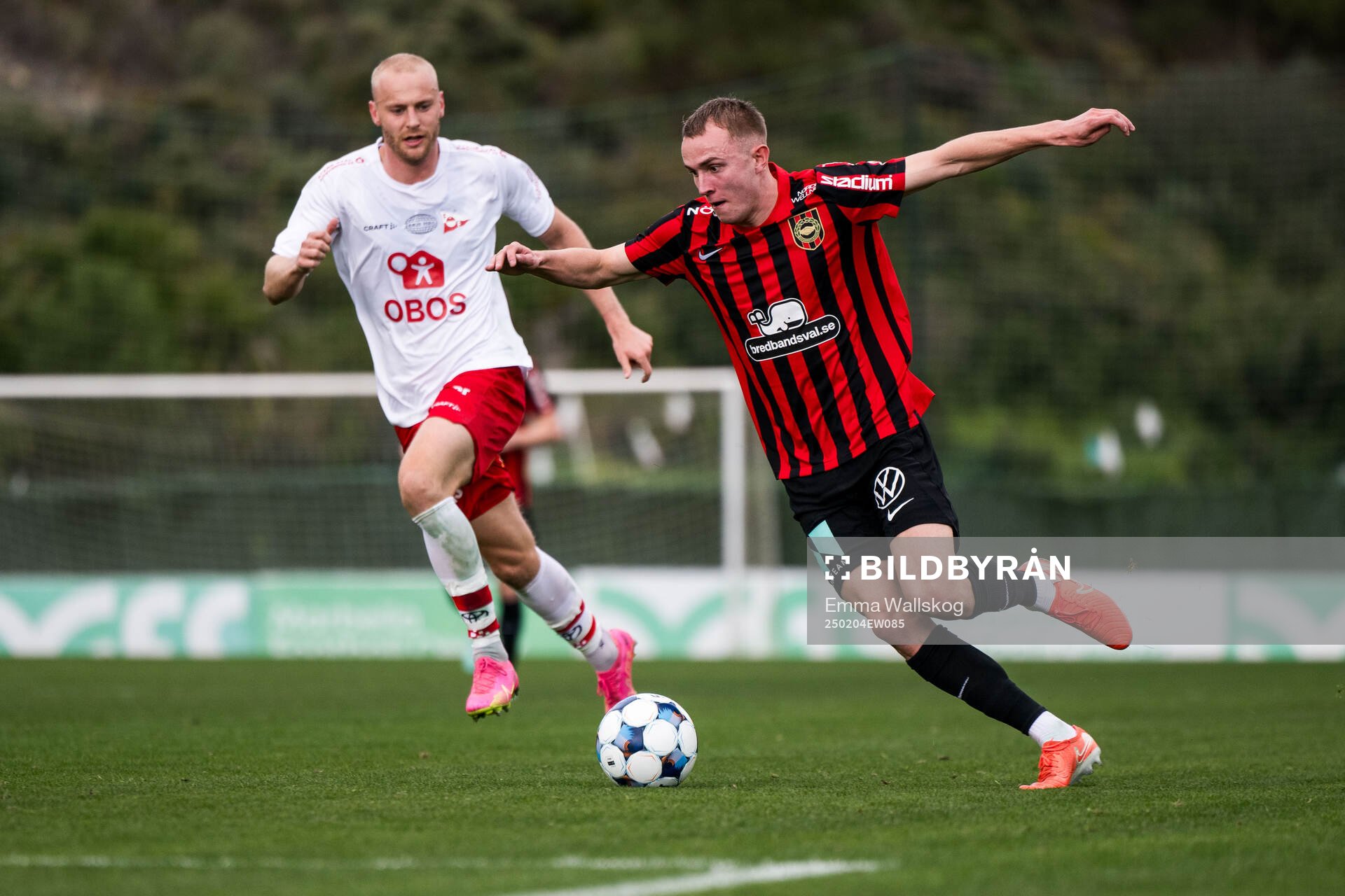 Sondre Sørlokk of Fredrikstad and Victor Lind of