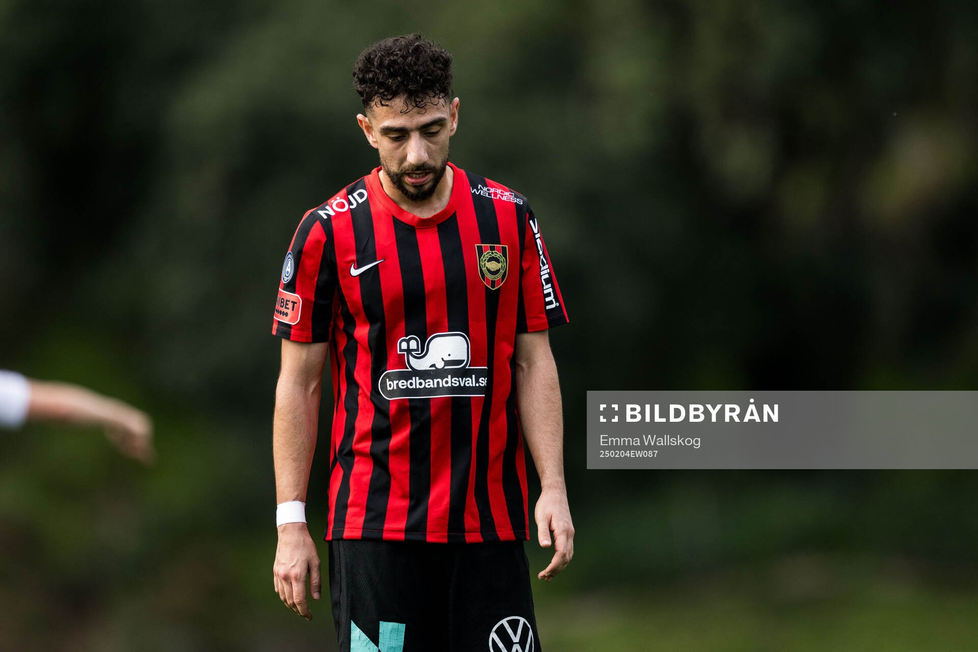 Daleho Irandust of Brommapojkarna looks dejected