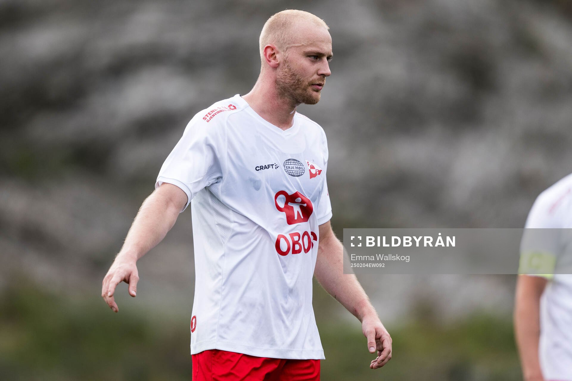 Sondre Sørlokk of Fredrikstad during the friendly football match between Brommapojkarna and Fredrikstad on February 4, 2025 in Marbella.