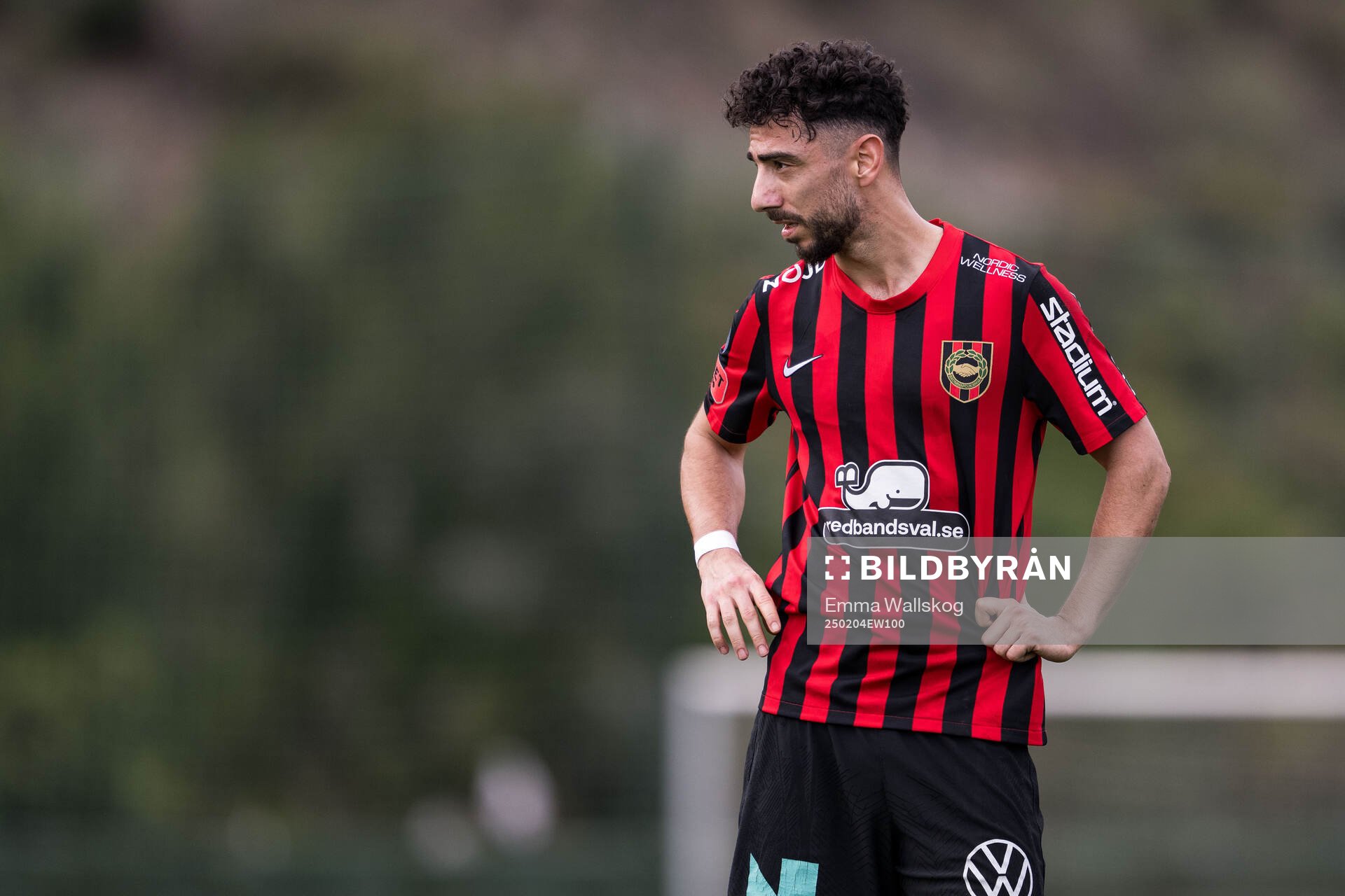Daleho Irandust of Brommapojkarna looks dejected