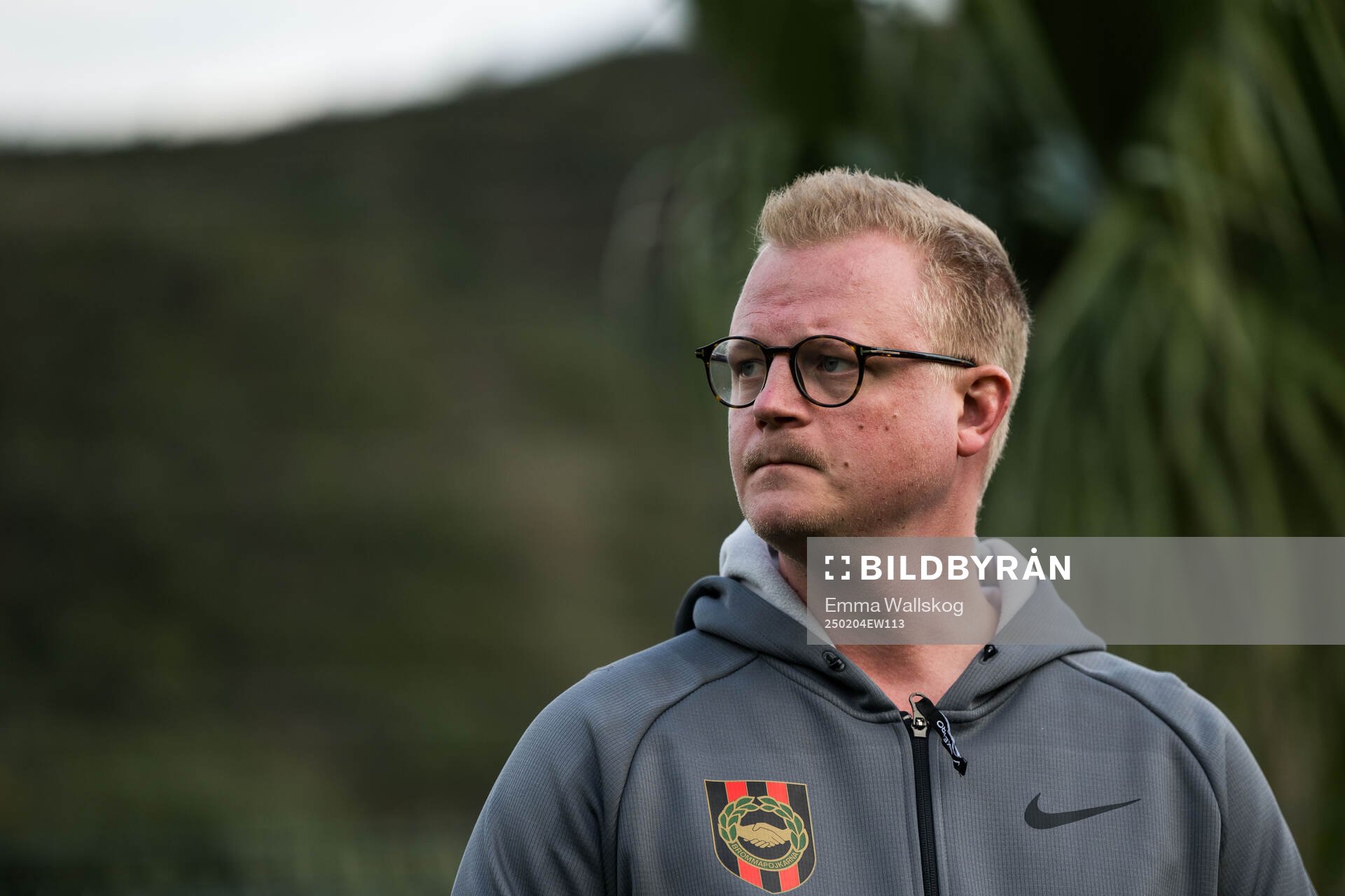 Sports director Philip Berglund of Brommapojkarna after the friendly football match between Brommapojkarna and Fredrikstad on February 4, 2025 in Marbella.