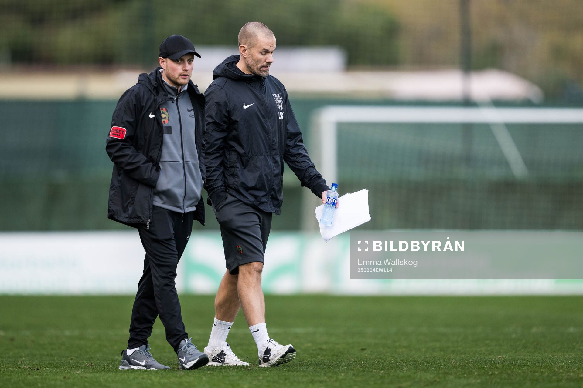 Head coach Fredrik Landén and Head coach Ulf Kristiansson