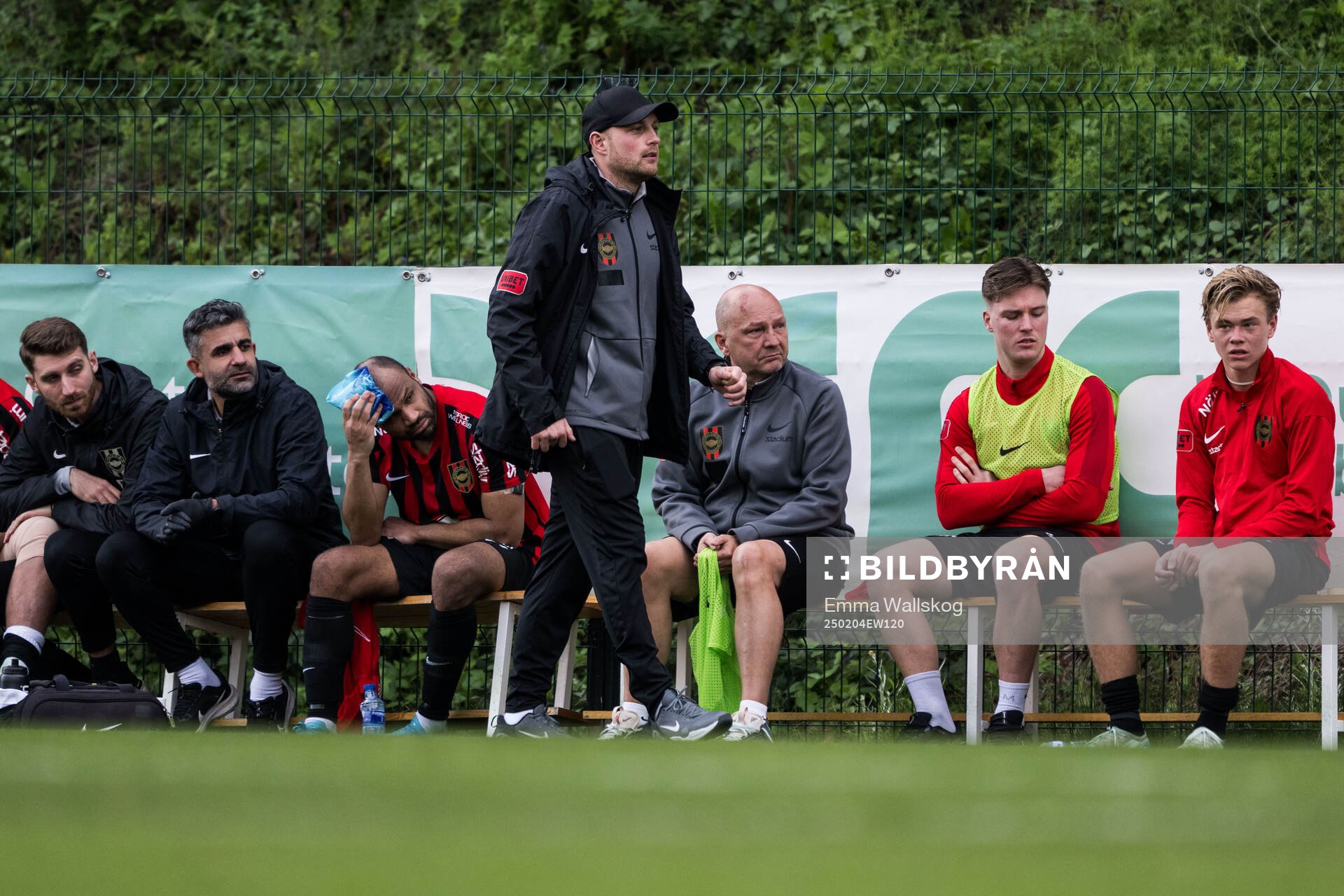 Head coach Fredrik Landén of Brommapojkarna