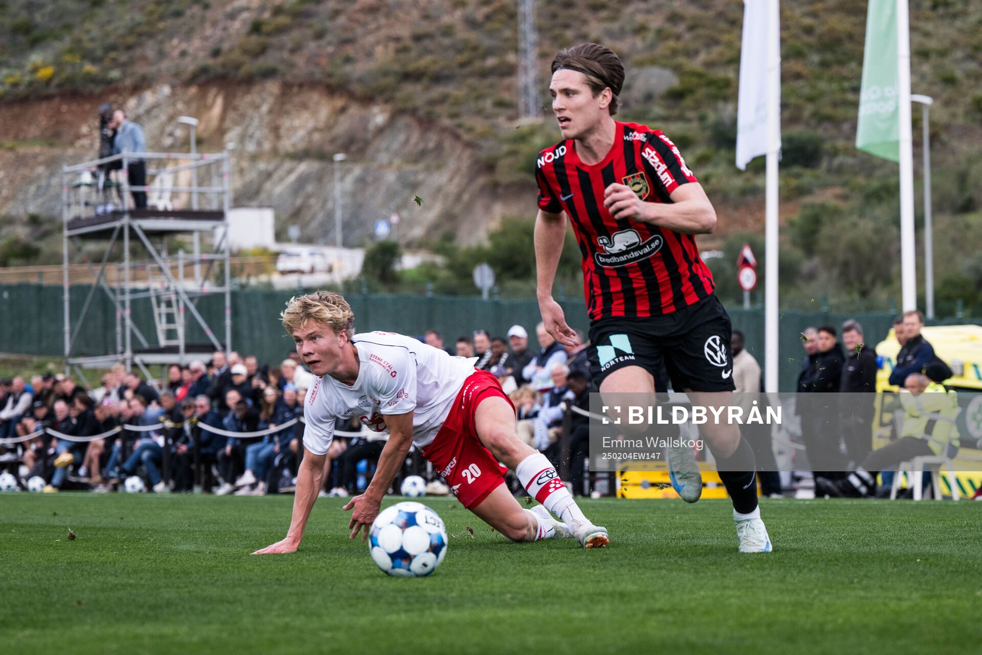 Oskar Øhlenschlæger of Fredrikstad and Oliver Zandén of