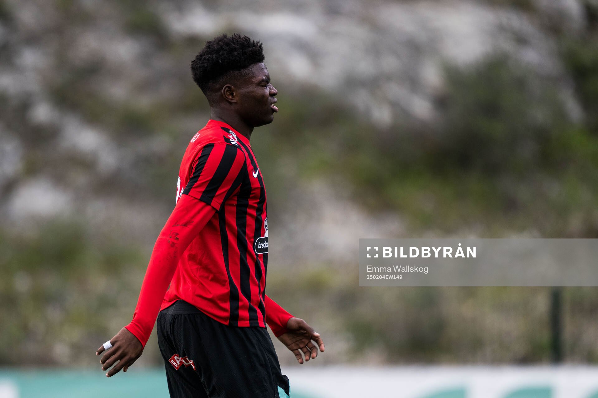 Ezekiel Alladoh of Brommapojkarna looks dejected