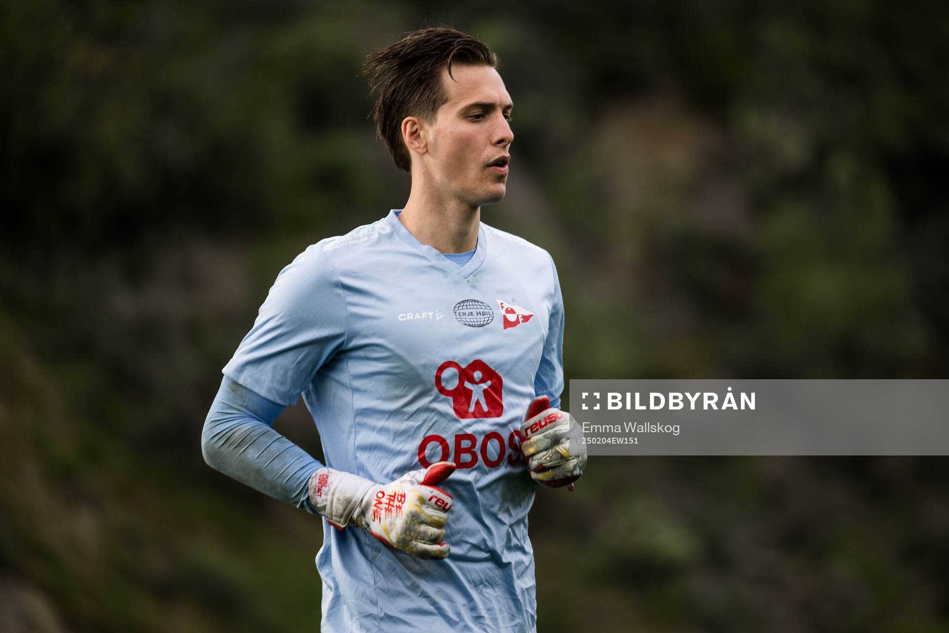 Goalkeeper Håvar Jenssen of Fredrikstad