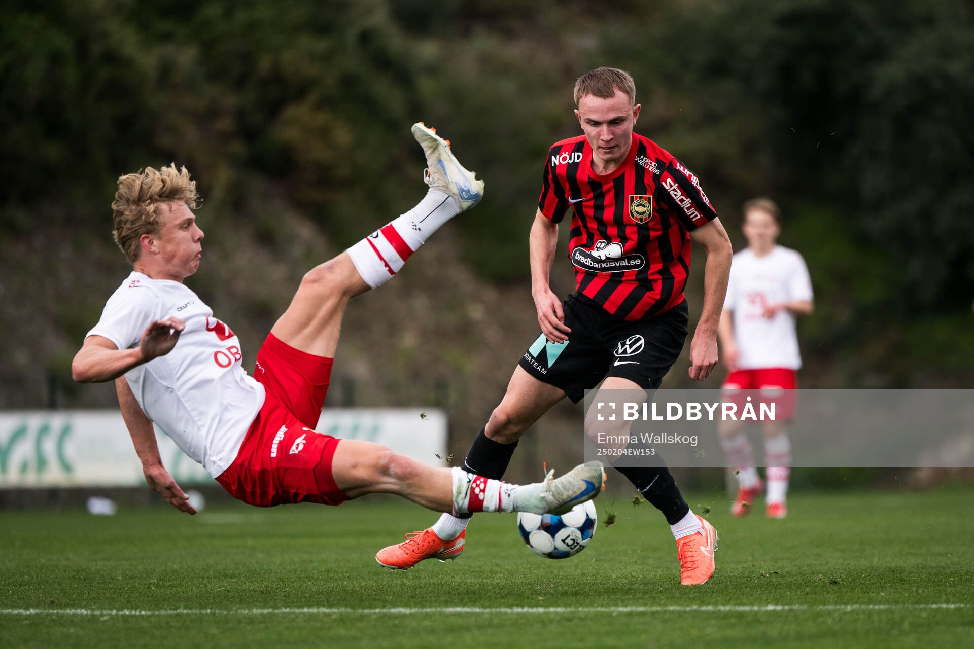 Oskar Øhlenschlæger of Fredrikstad and Victor Lind of