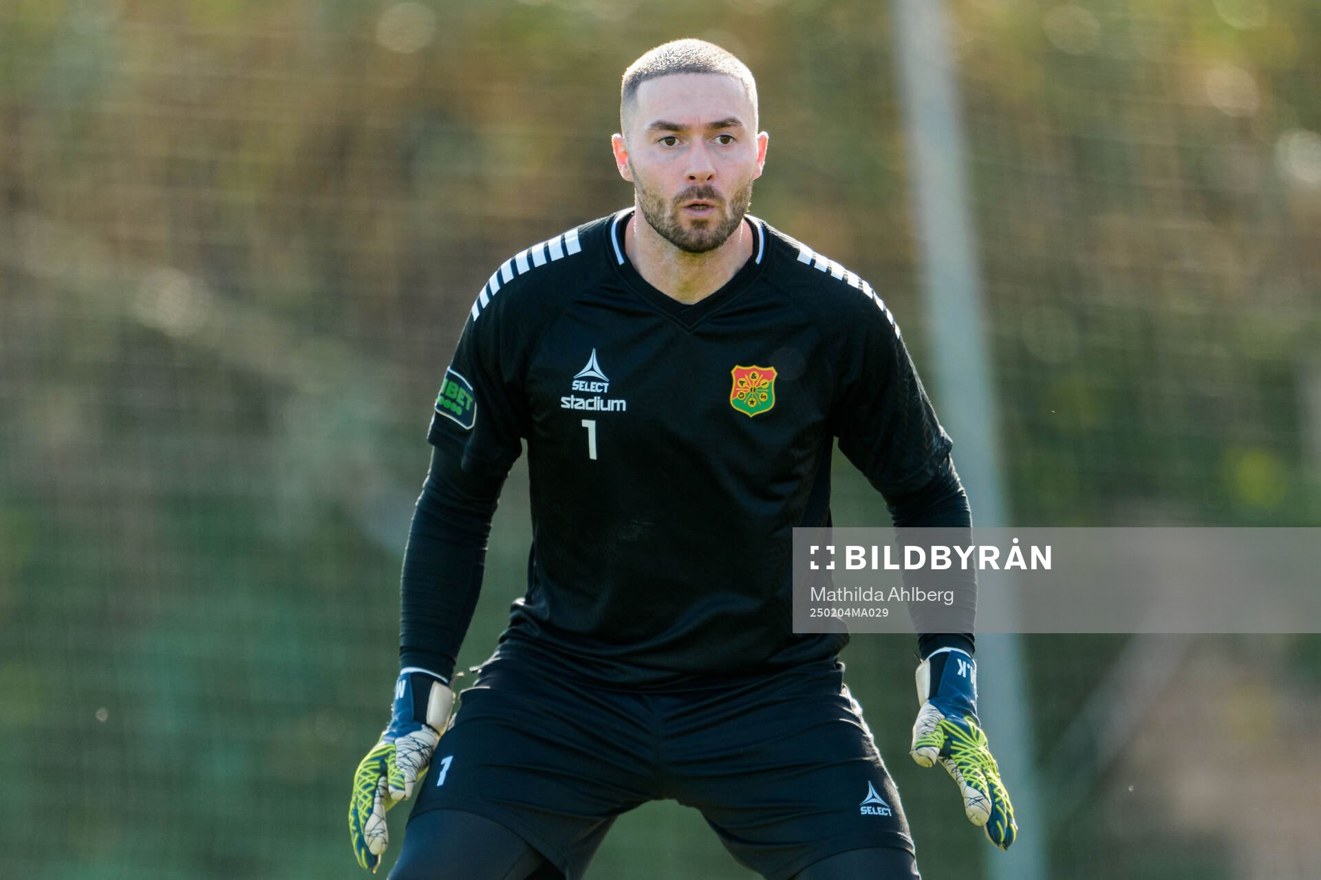 GAIS målvakt Mergim Krasniqi