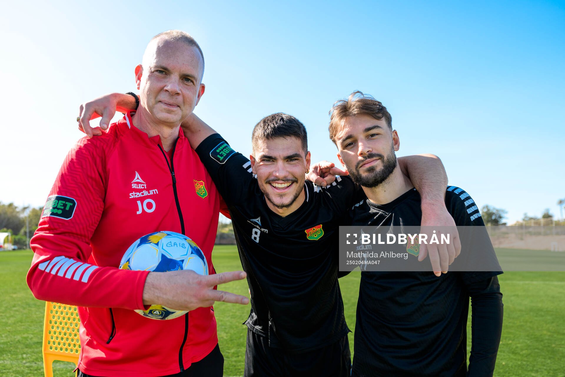 GAIS materialförvaltare Joakim Olsson, William Milovanovic