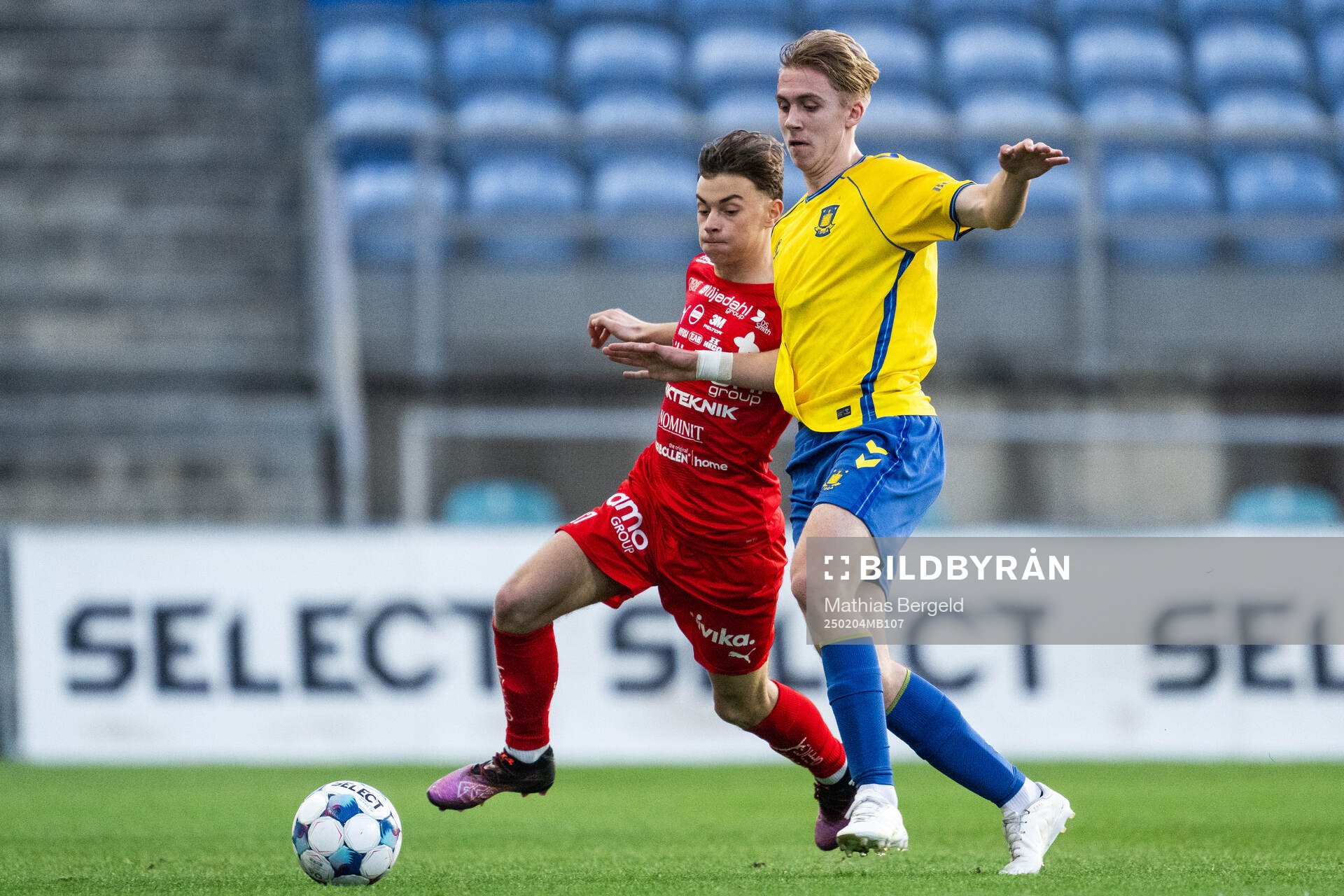 Fred Bozievic of Värnamo and Gustav Nøhr of Brøndby