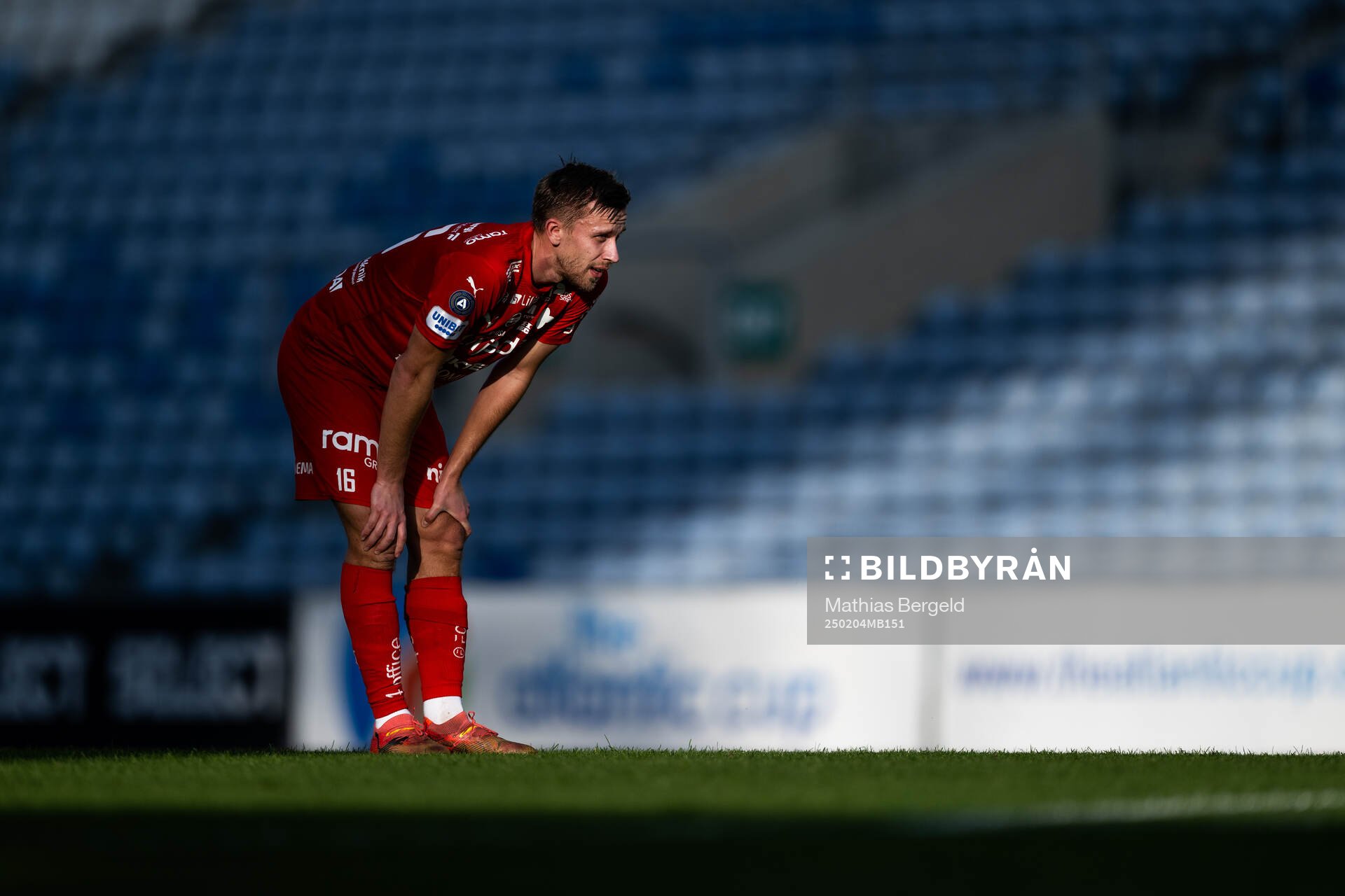 Albin Lohikangas of Värnamo nduring the Atlantic Cup