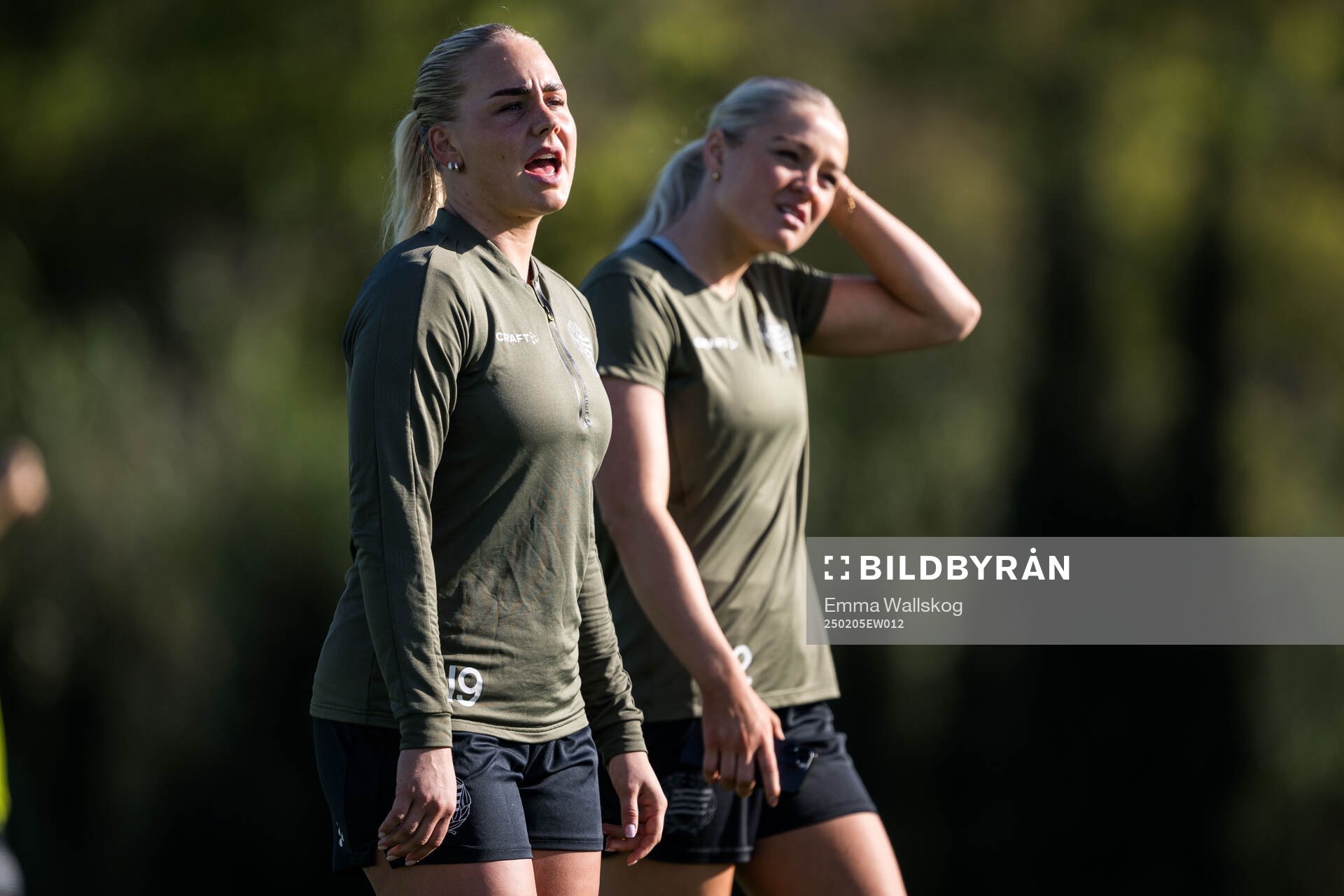 Hammarbys Cathinka Tandberg och Klara Folkesson