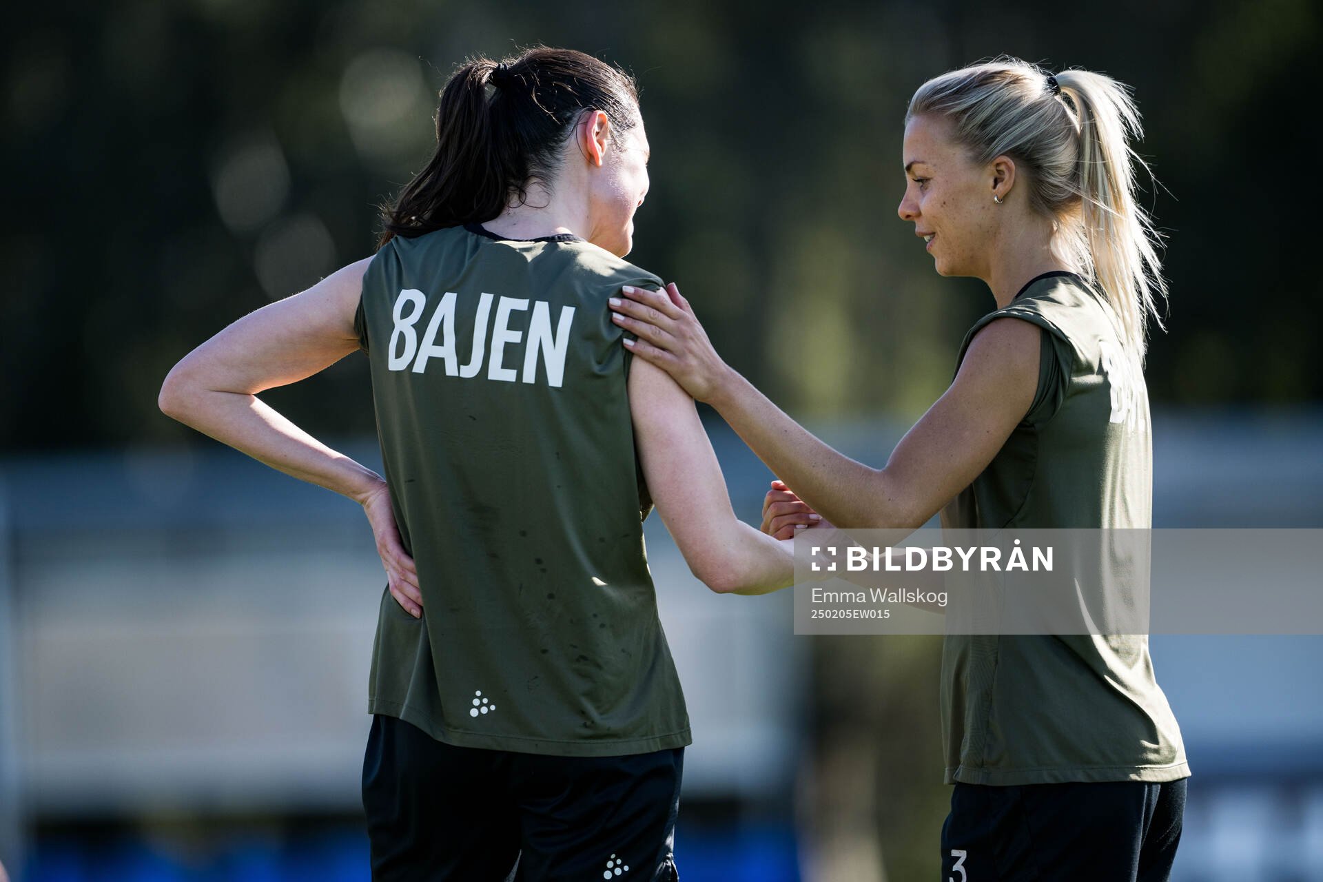 Hammarbys Simone Boye Sørensen och Lotta Ökvist
