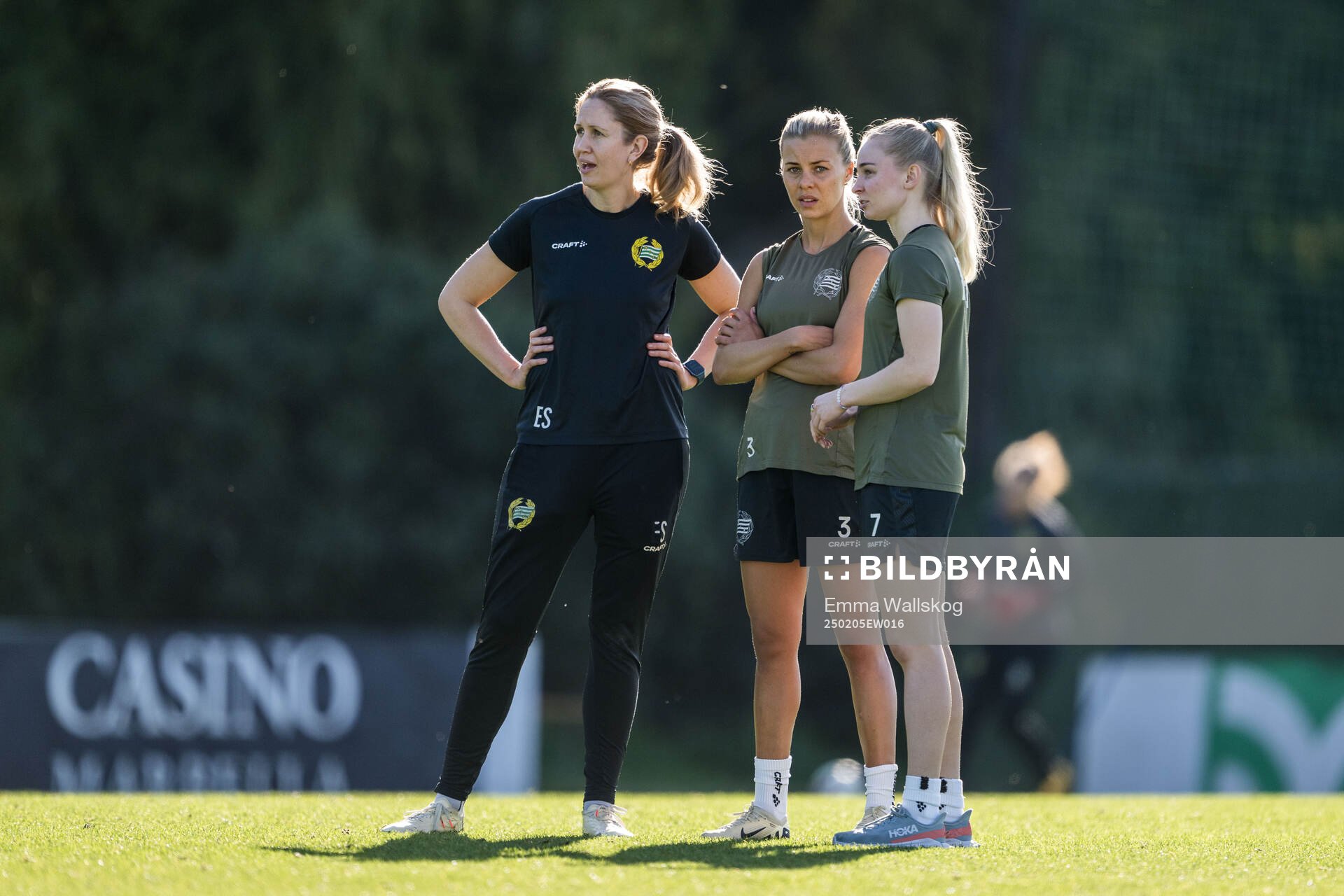 Hammarbys Lotta Ökvist och Emilie Joramo