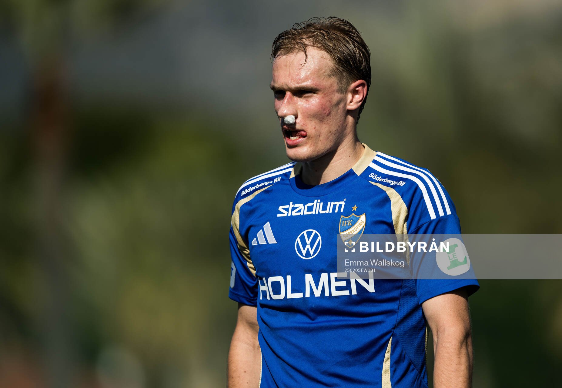 Marcus Baggesen of IFK Norrköping after the friendly football match between IFK Norrköping and Seattle Sounders FC on February 5, 2025 in Marbella.