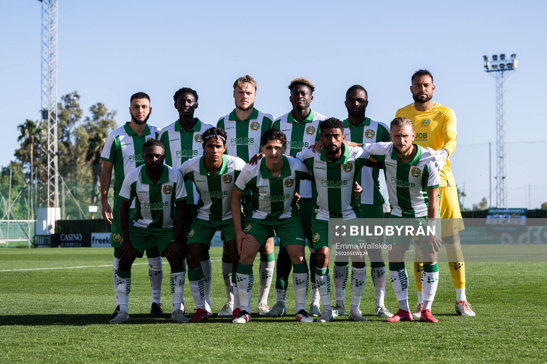 The starting eleven of Hammarby