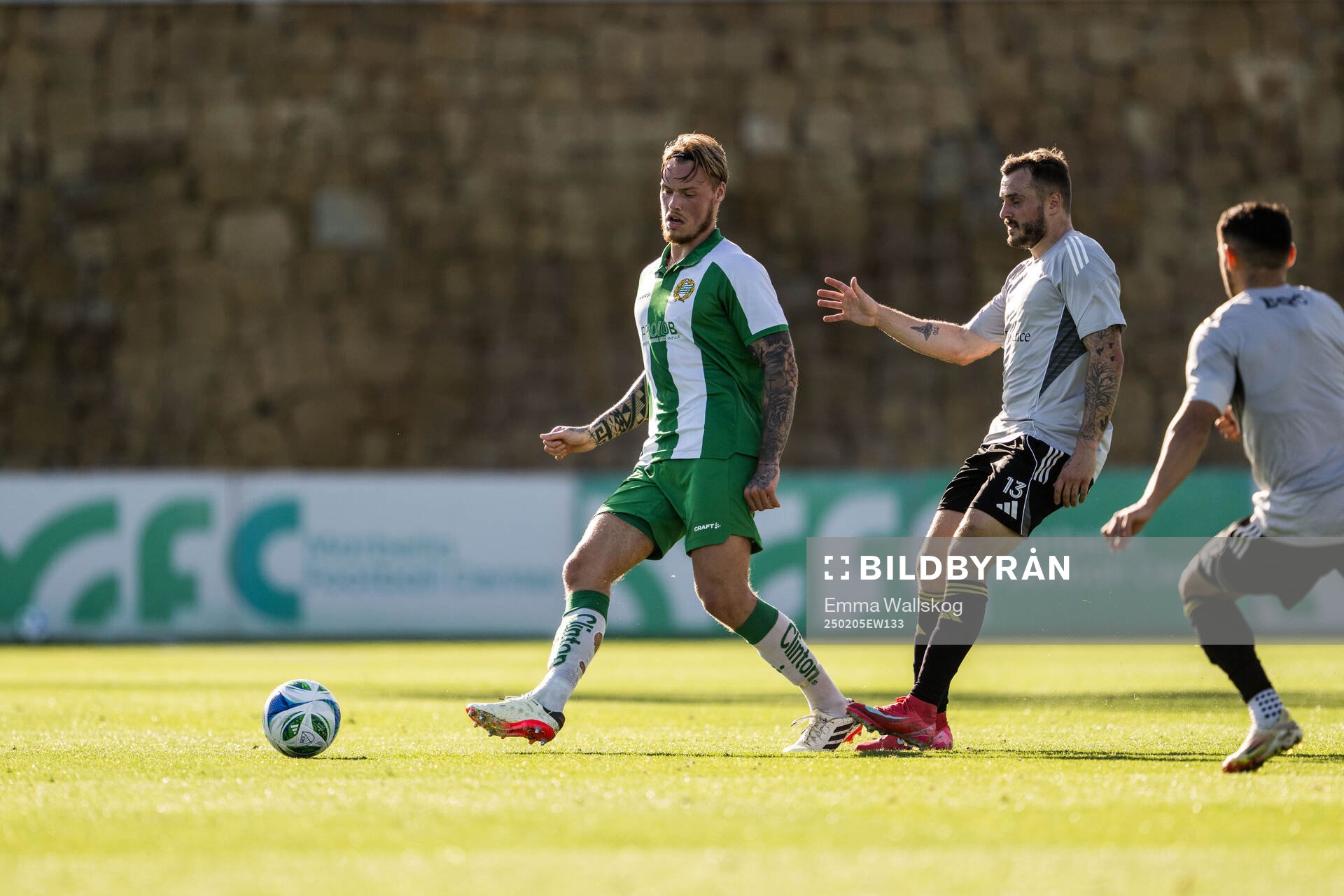 Victor Eriksson of Hammarby and Jordan Morris of Seattle