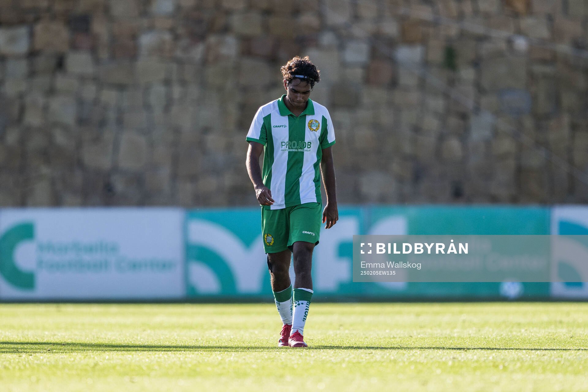 Jonathan Karlsson of Hammarby looks dejected
