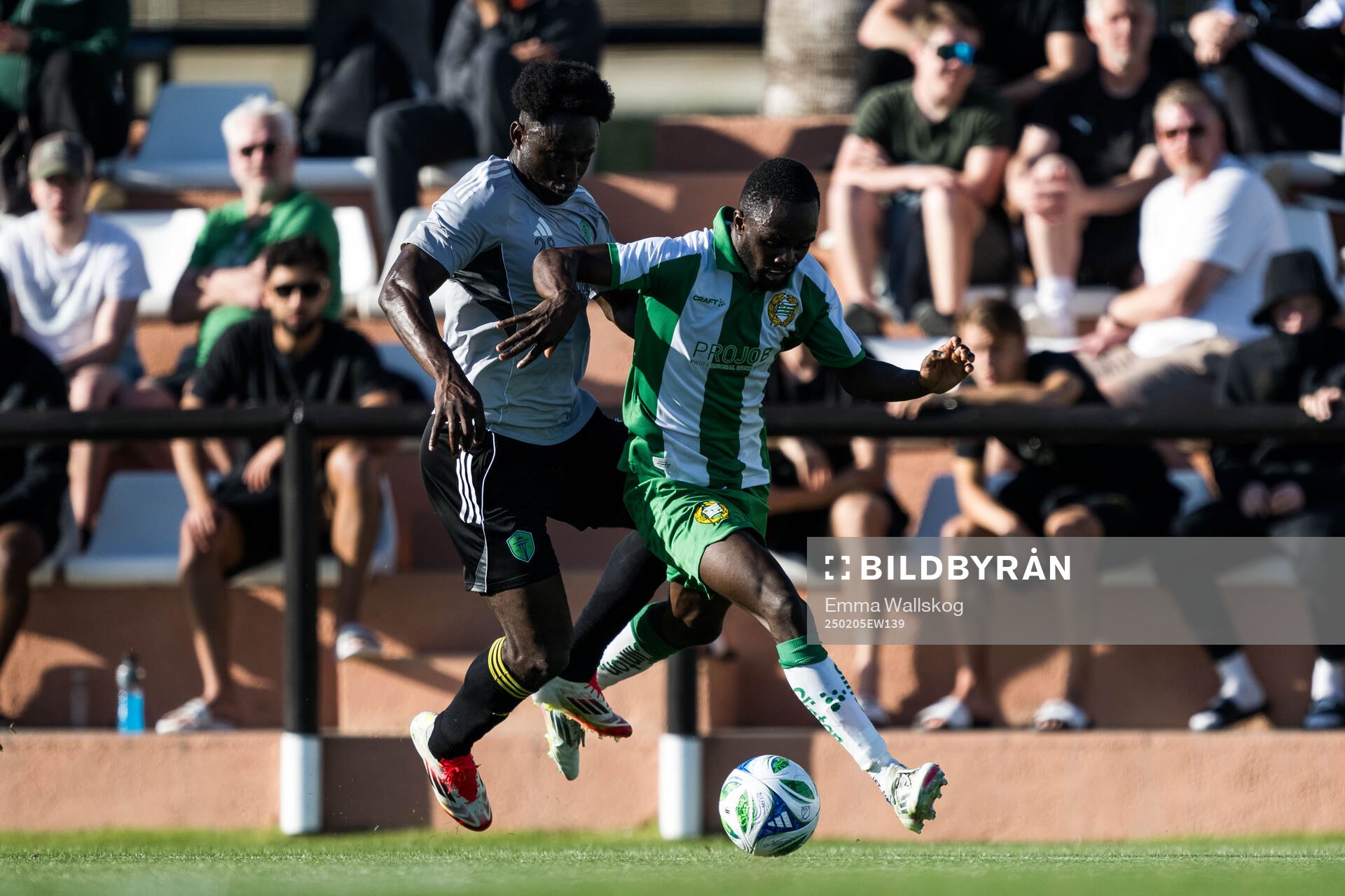Yeimar of Seattle Sounders FC and Adam Akimey of Hammarby