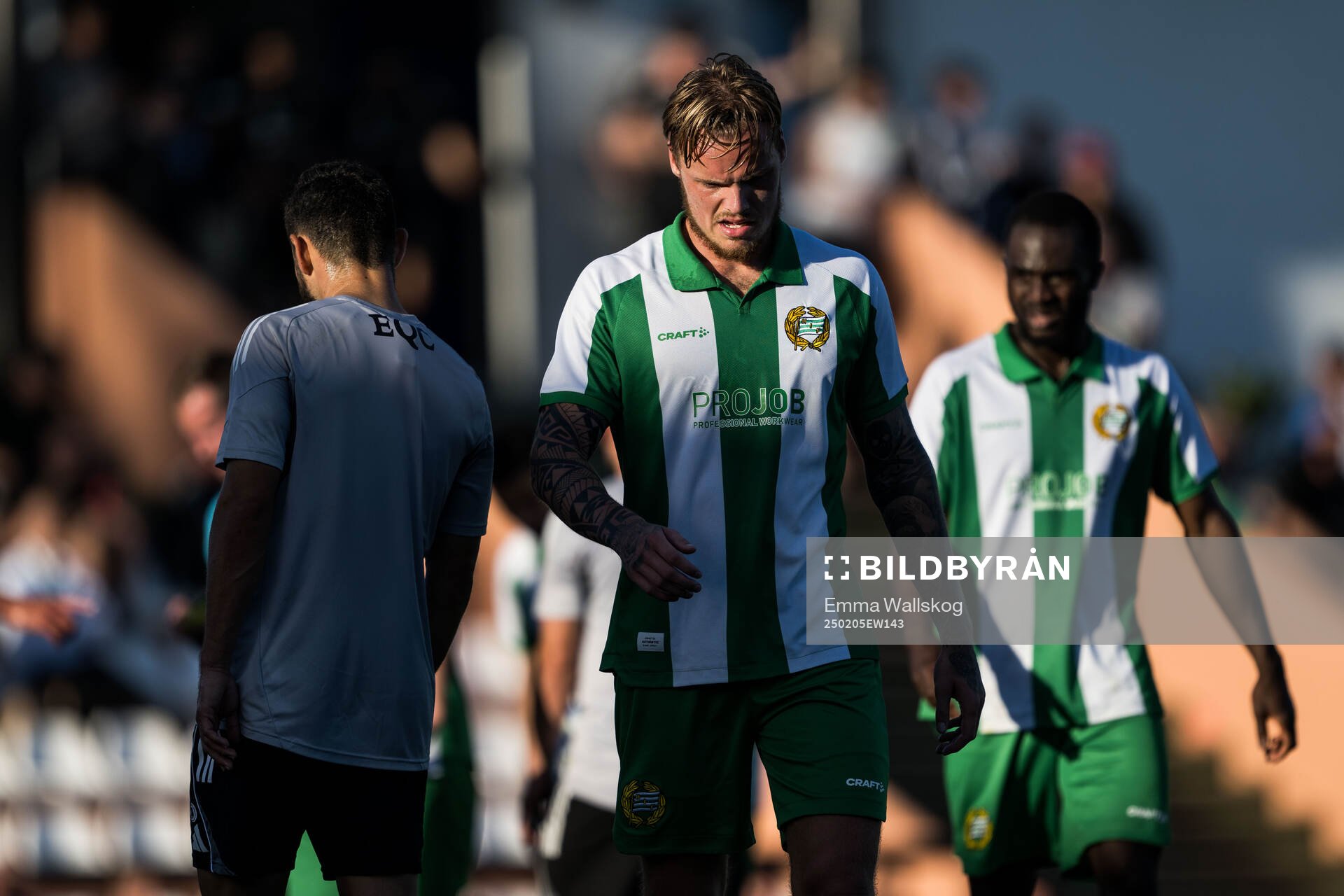 Victor Eriksson of Hammarby looks dejected