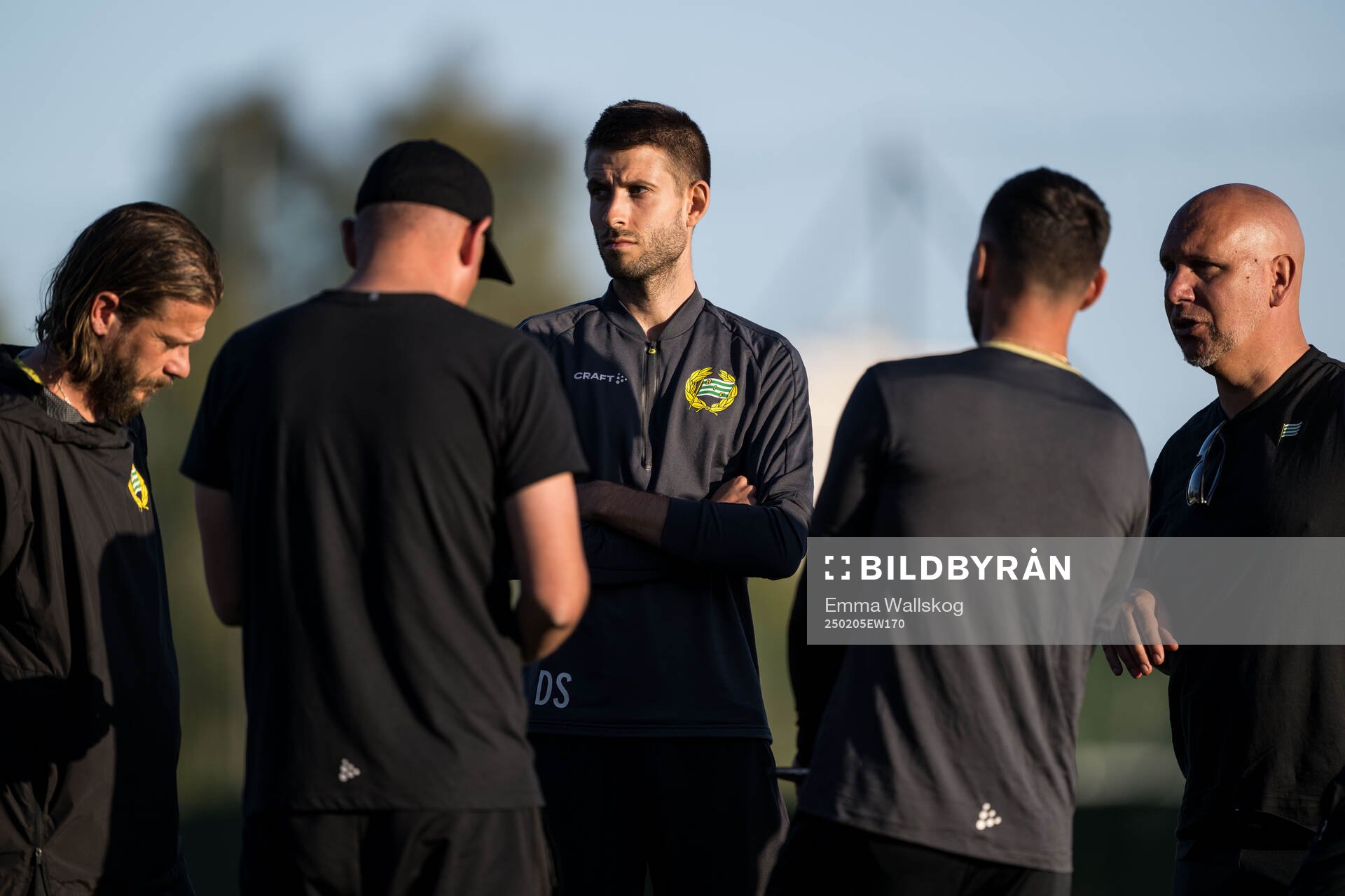 Assistant coach David Selini of Hammarby