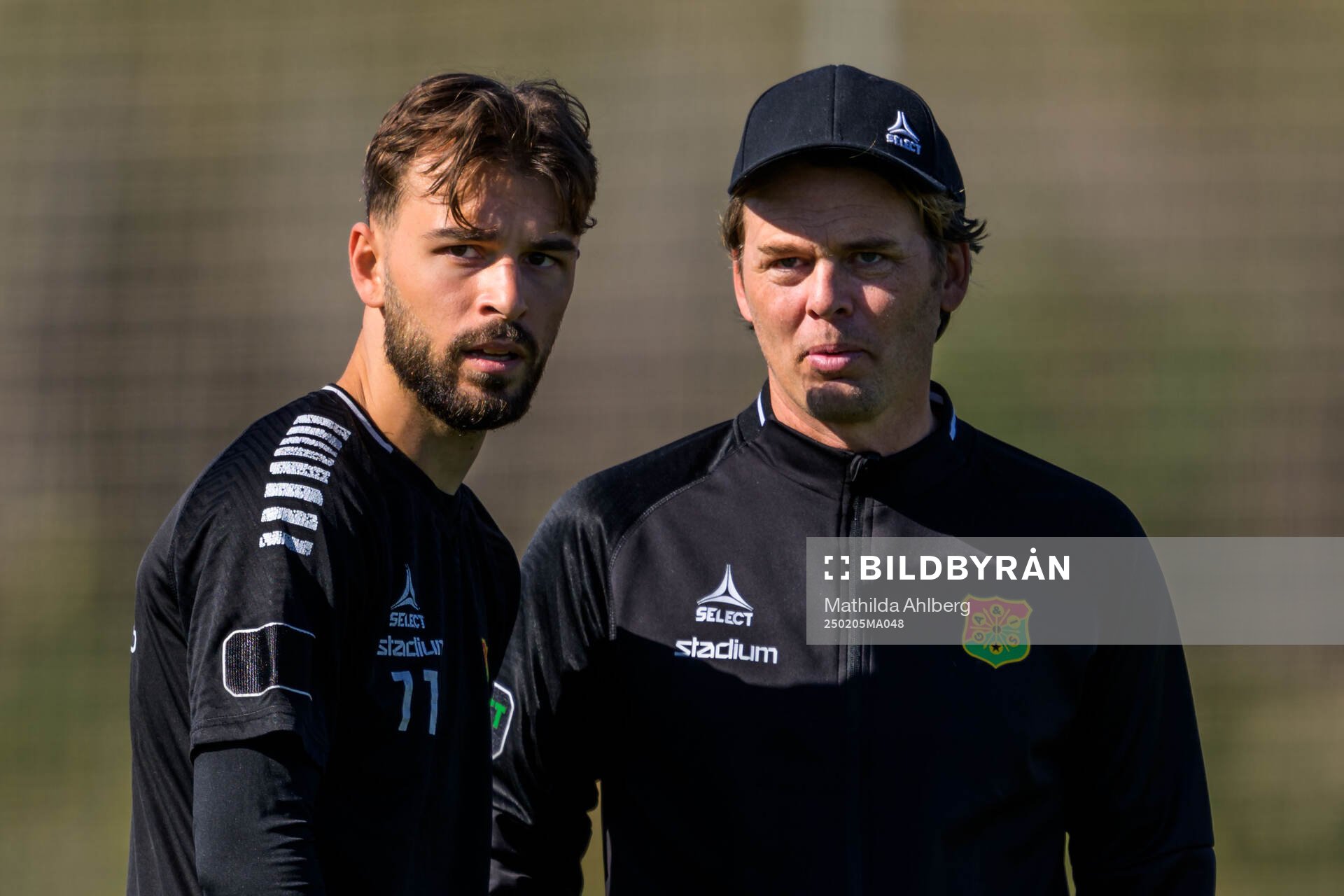 GAIS Edvin Becirovic och tränare Fredrik Holmberg