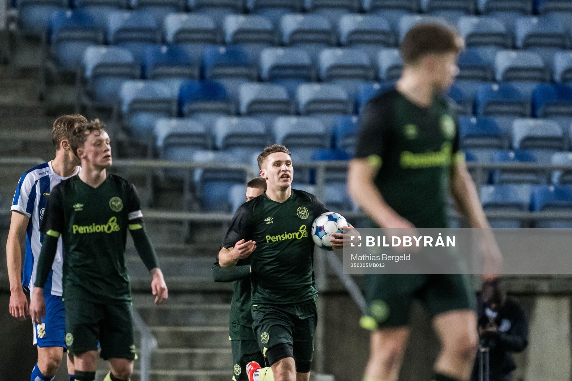 Iwan Morgan of Brentford B celebrates