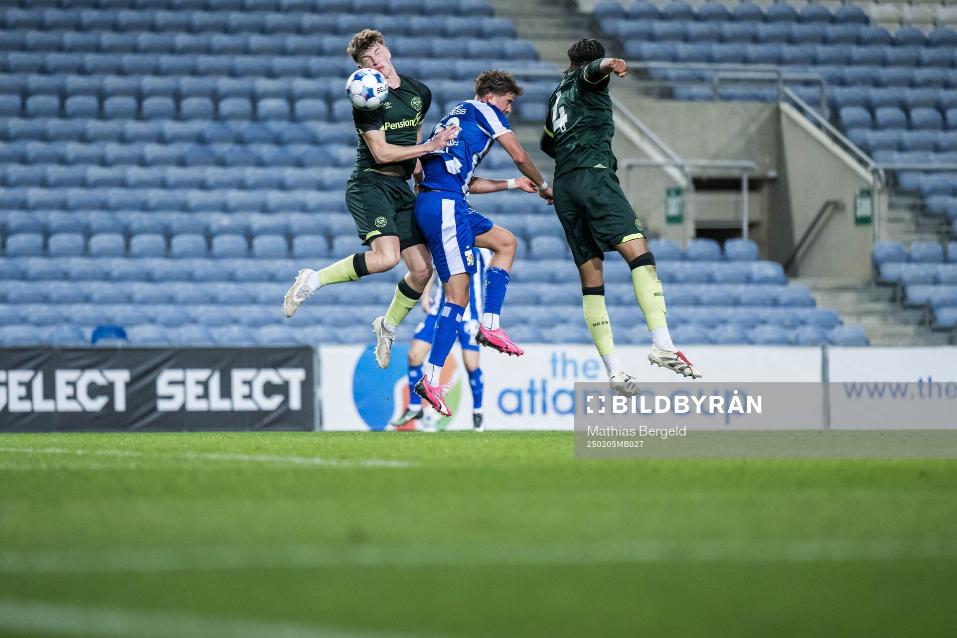 Conor McManus and Josh Stephenson of Brentford B and Ramon