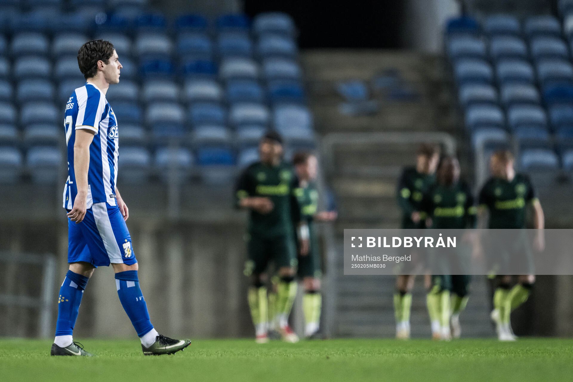Eman Markovic of IFK Göteborg looks dejected