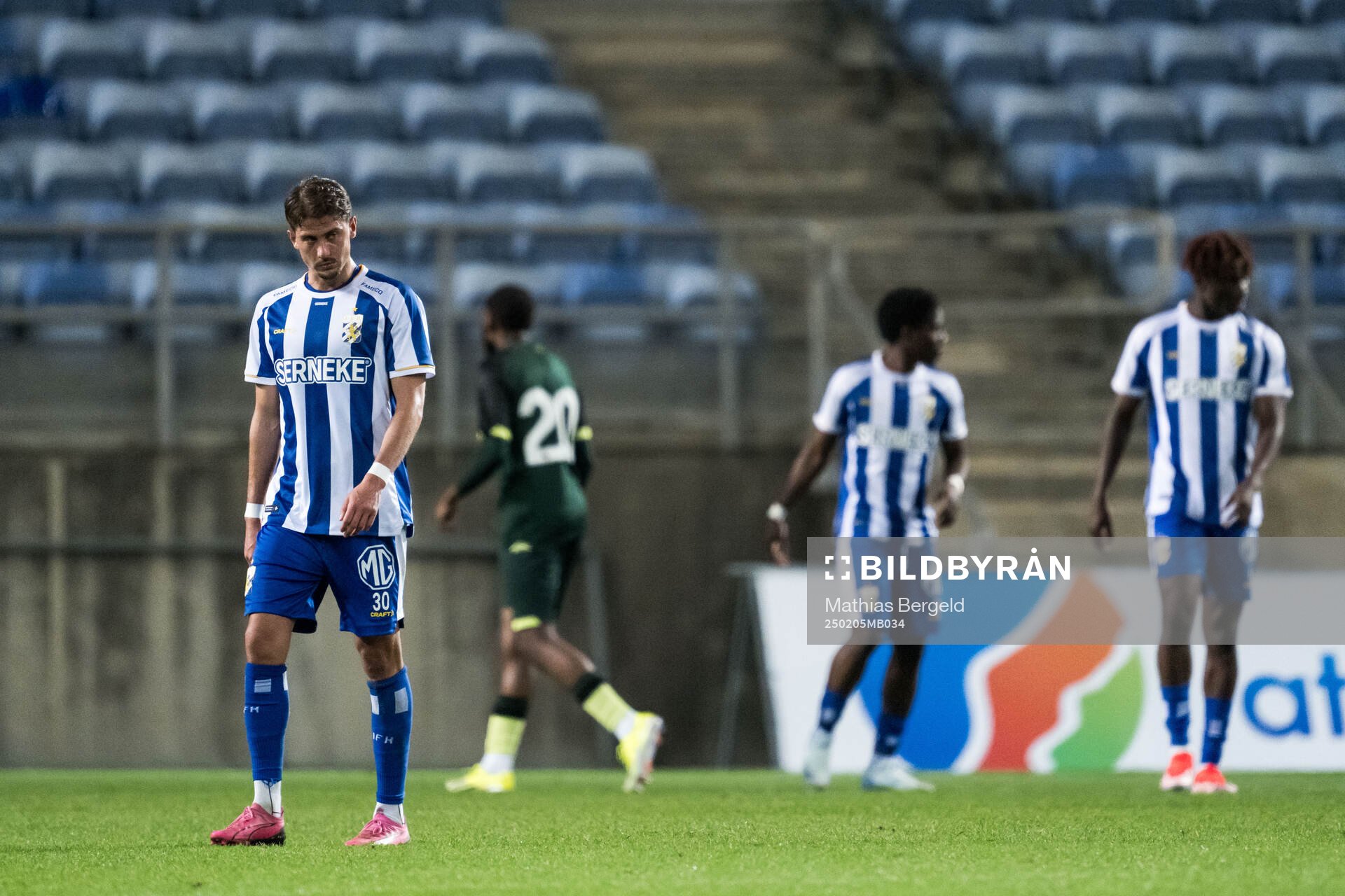Ramon Pascal Lundqvist of IFK Göteborg looks dejected