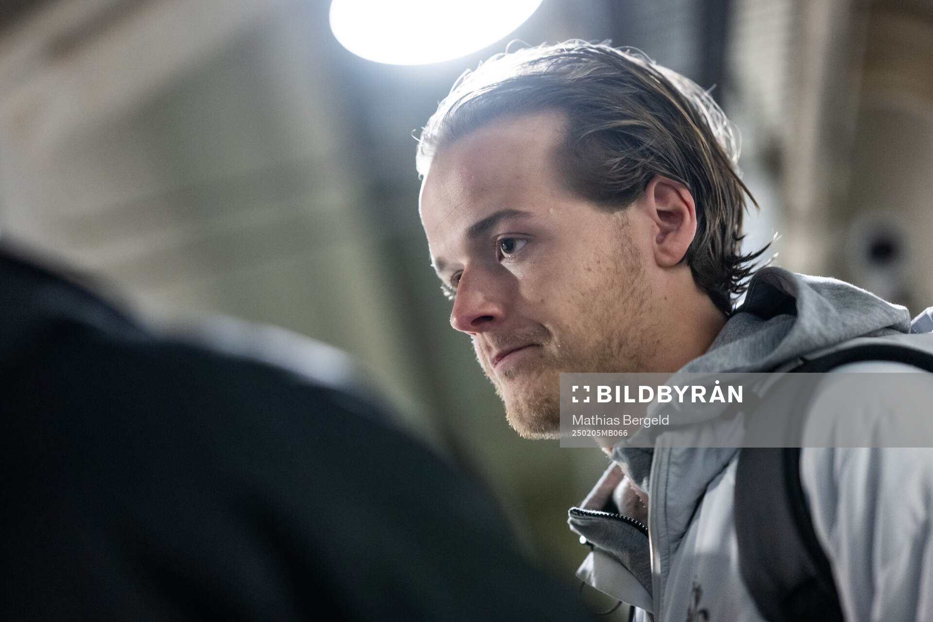 August Erlingmark of IFK Göteborg is interviewed
