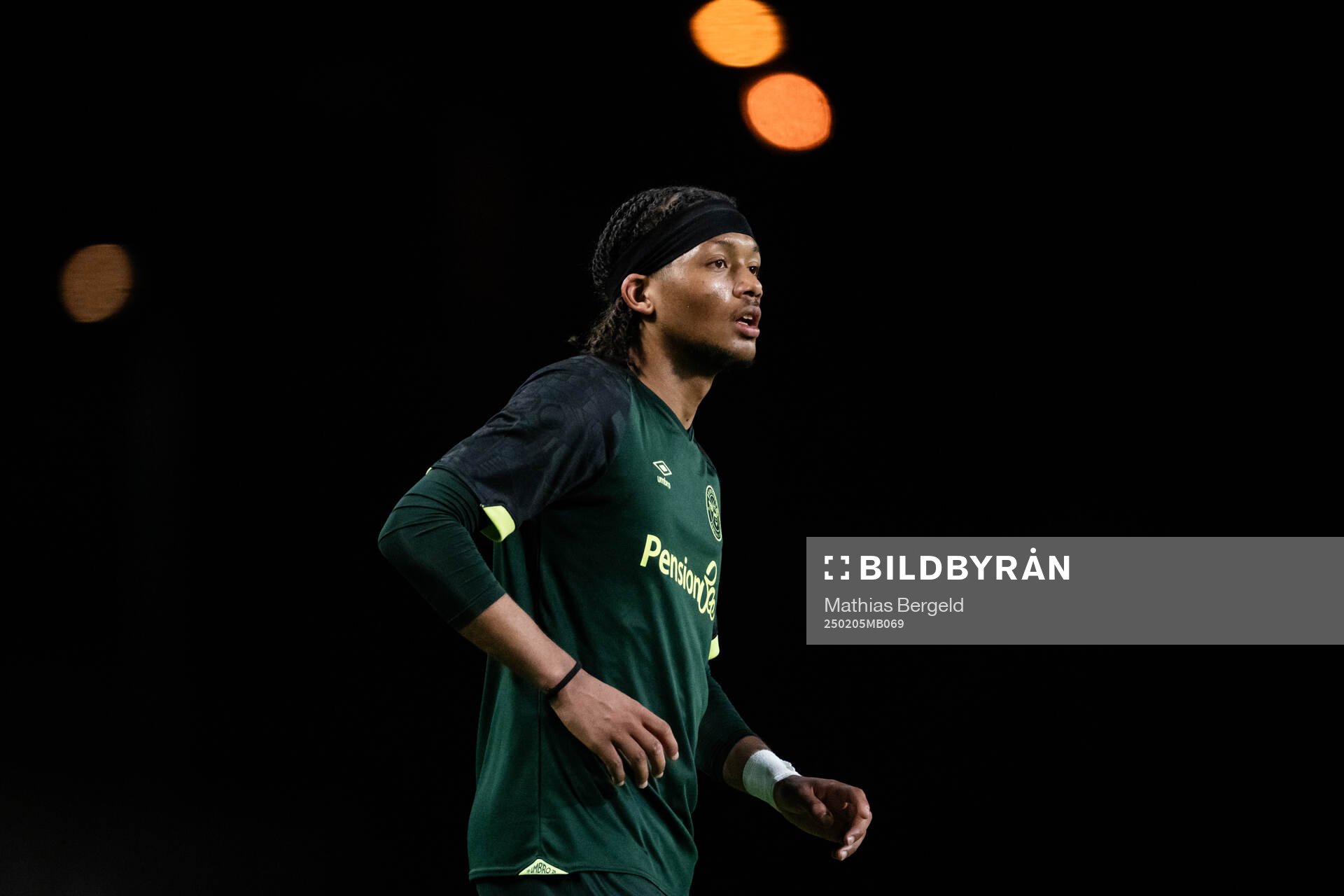 Josh Stephenson of Brentford B during the Atlantic Cup football match between IFK Göteborg and Brentford B on February 5, 2025 in Faro.