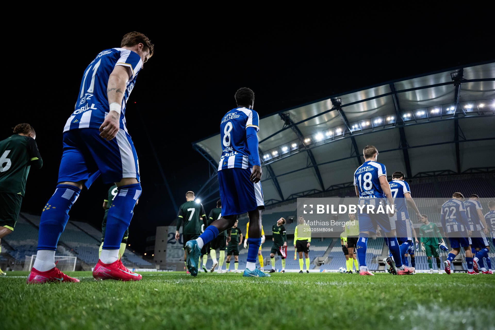 Tobias Heintz, Imam Jagne and Felix Eriksson of IFK