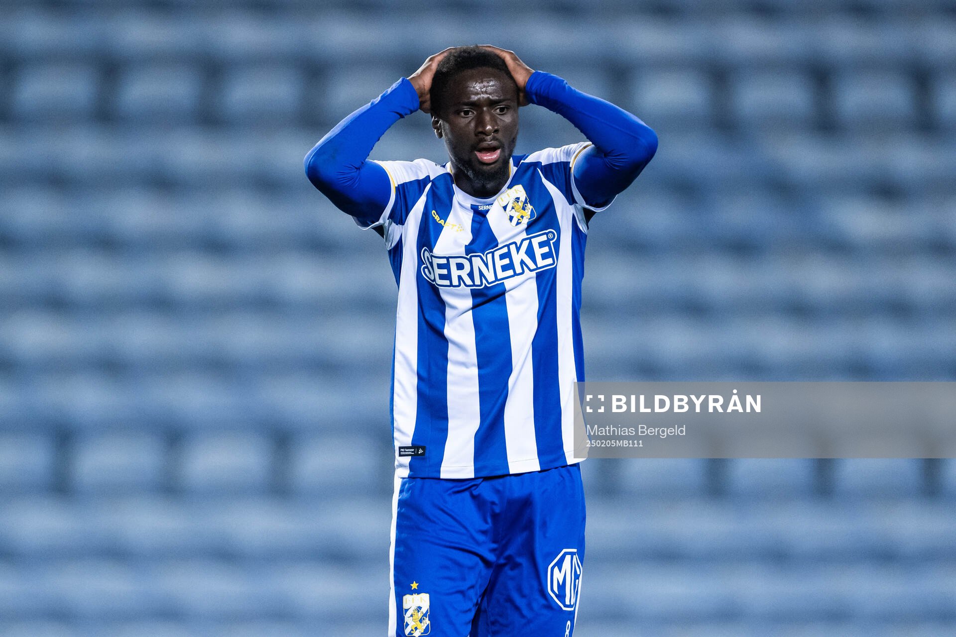 Imam Jagne of IFK Göteborg looks dejected