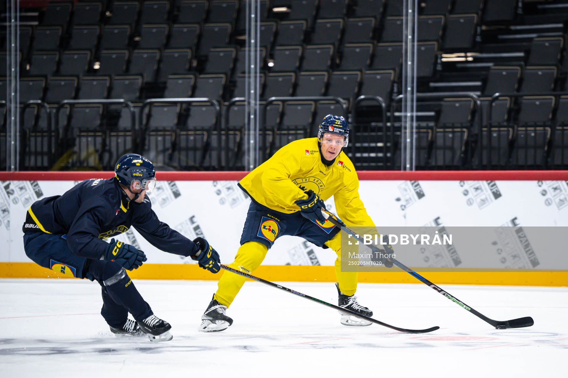 Fredrik Olofsson of the Swedish national ice hockey team at