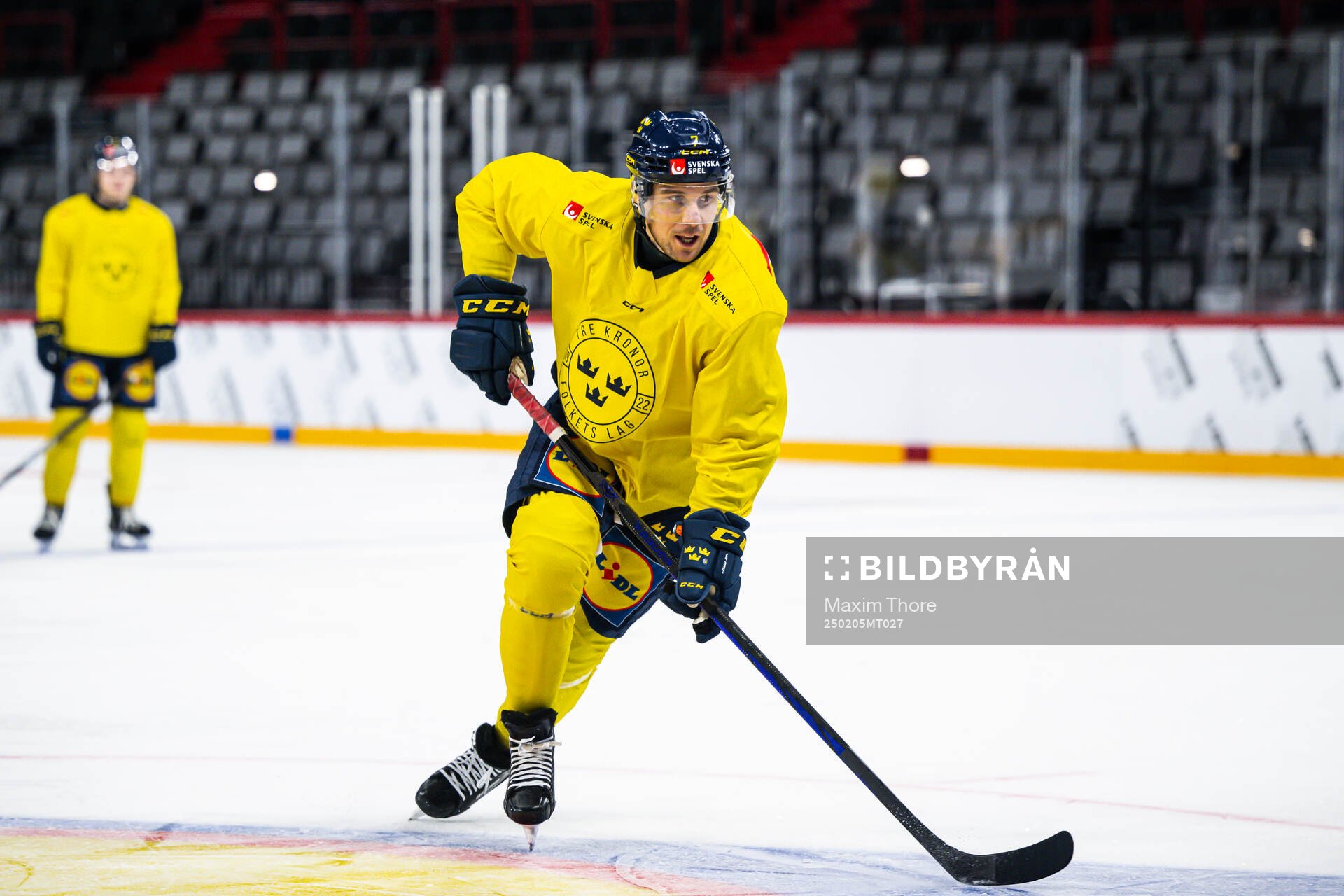 Henrik Tömmernes of the Swedish national ice hockey team