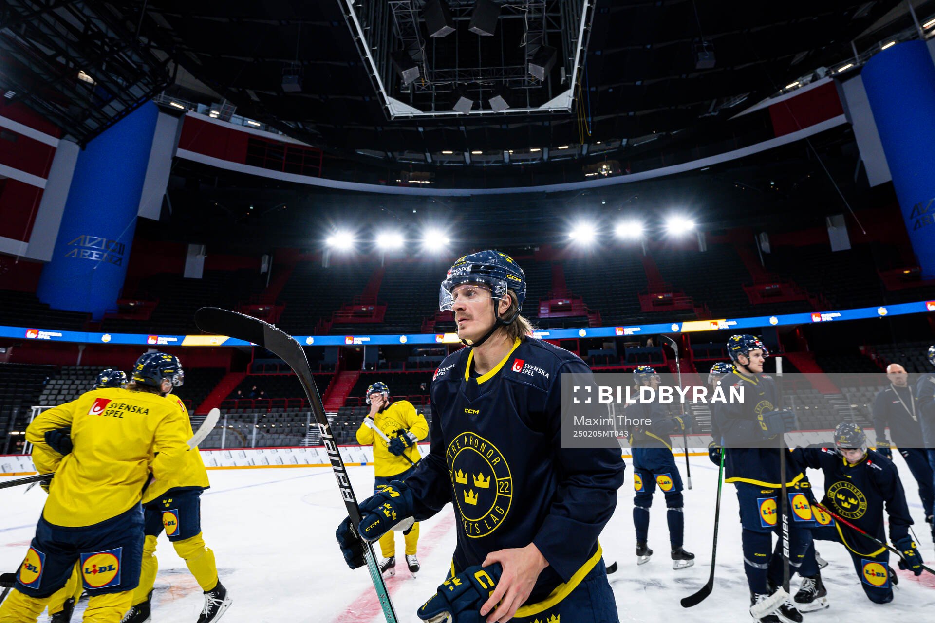 Marcus Sörensen of the Swedish national ice hockey team at