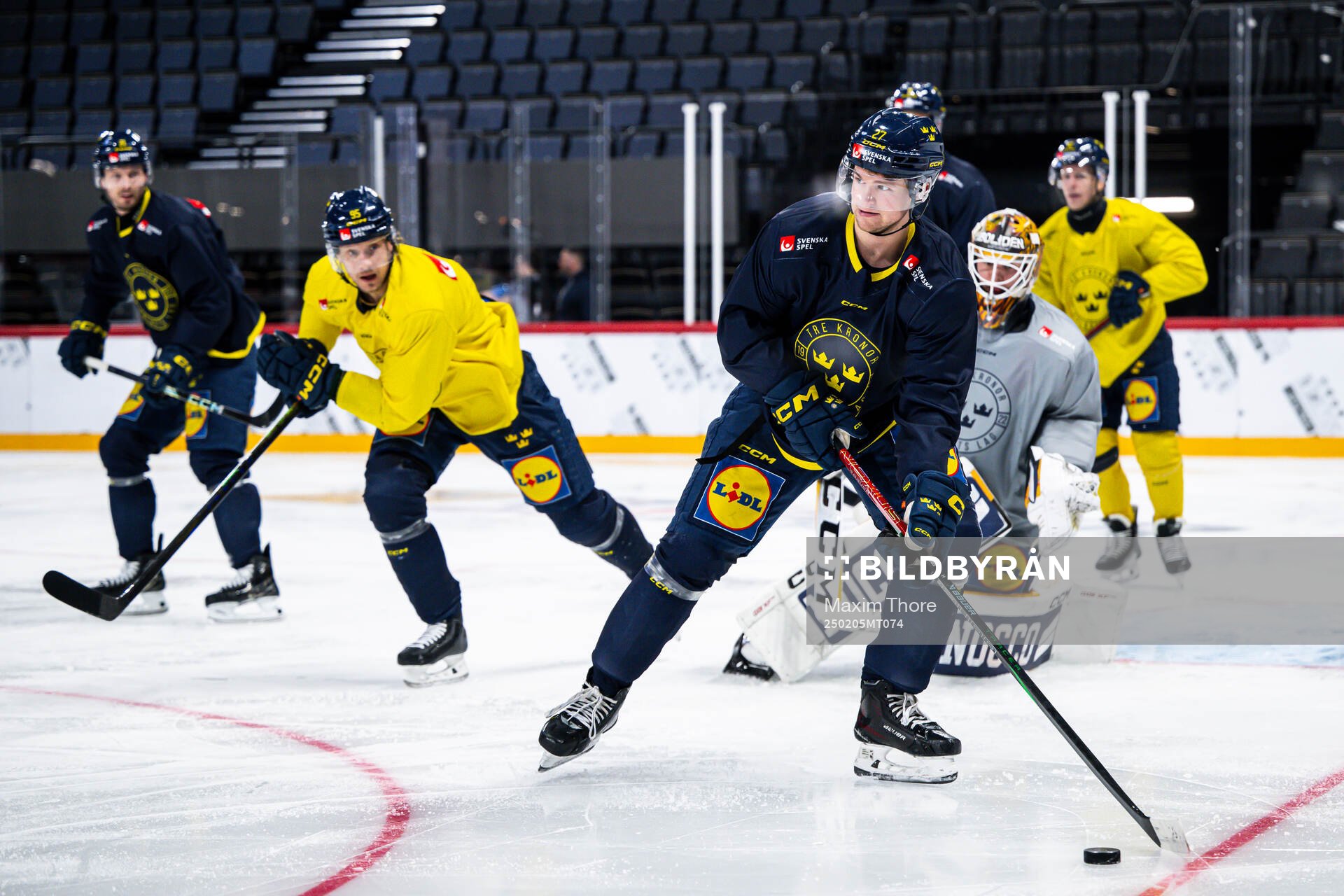 Mattias Norlinder of the Swedish national ice hockey team
