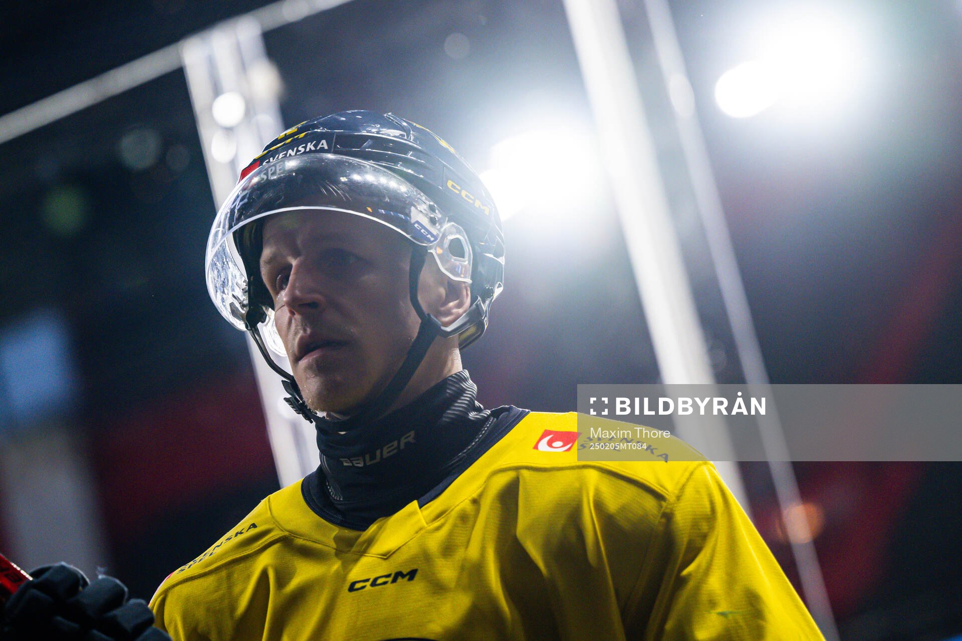 Max Friberg of the Swedish national ice hockey team